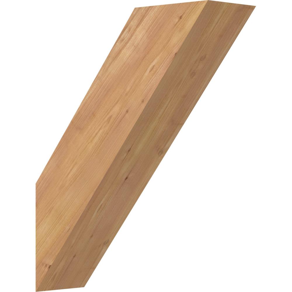 Ekena Millwork BRC06X18X22TRA00SWR 5-1/2-in x 18-in x 22-in Western Red Cedar Unfinished Wood Traditional Smooth Knee Brace