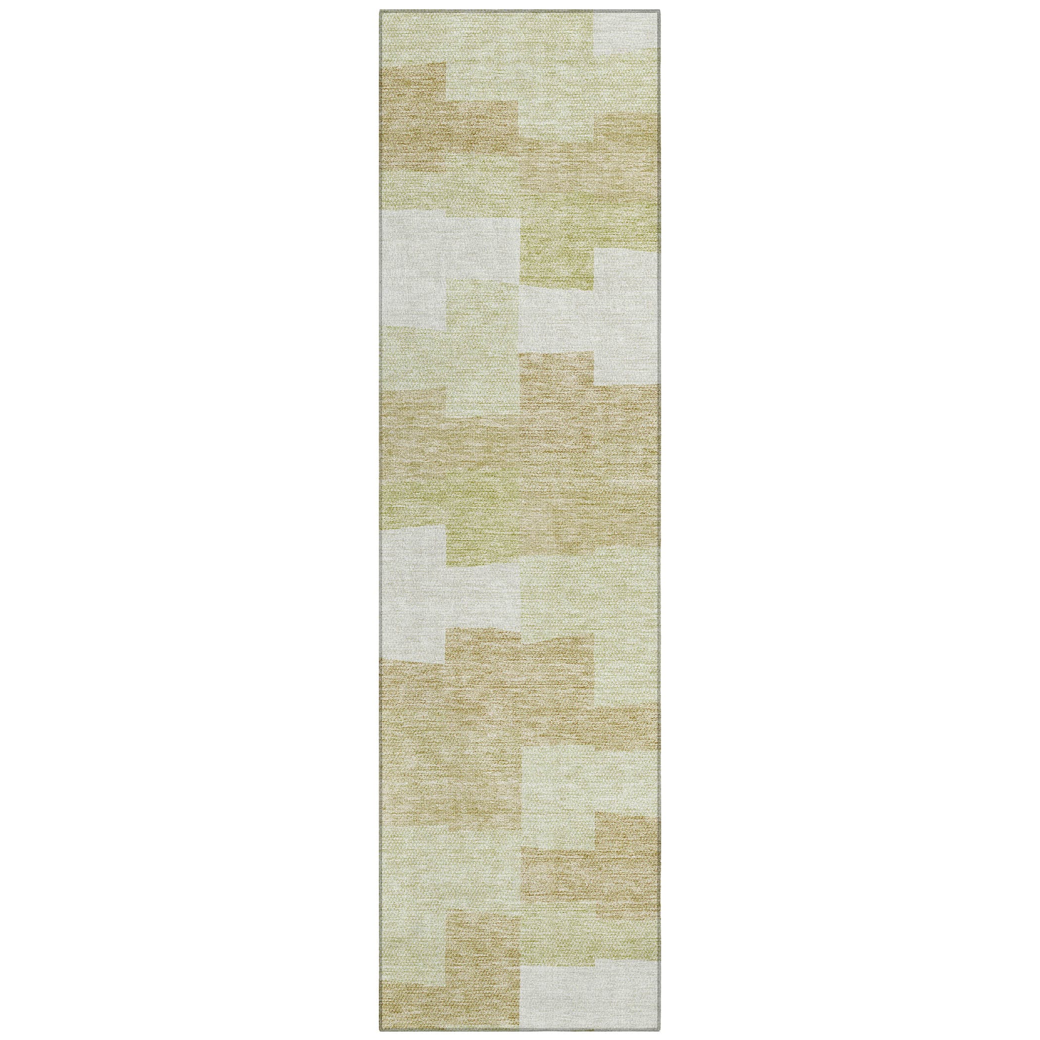 Addison Rugs ACN659BG2X8 Chantille ACN659BG 2 x 7 (ft) Polyester Beige Rectangular Indoor/Outdoor Geometric Machine washable Runner rug