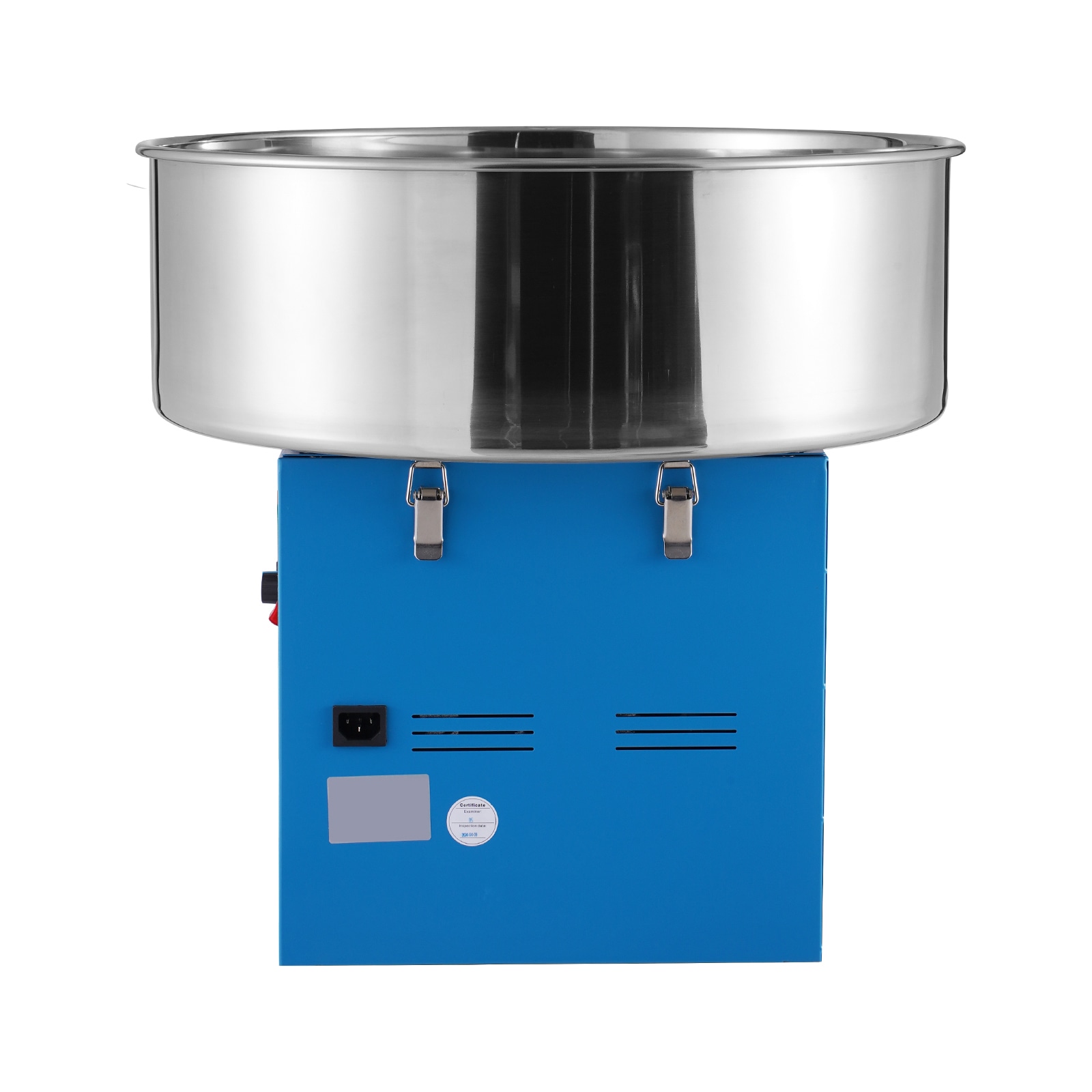 GIVIMO 1000-W Commercial Countertop Cotton Candy Machine with Stainless Bowl and Sugar Drawer in Blue #LW047GIVSS366