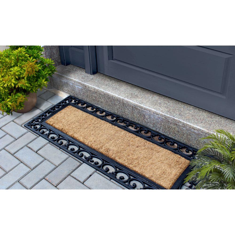 REAL Astro Turf Outdoor Forest Classic Green Slate Silver Grey Cocoa Door  Mats