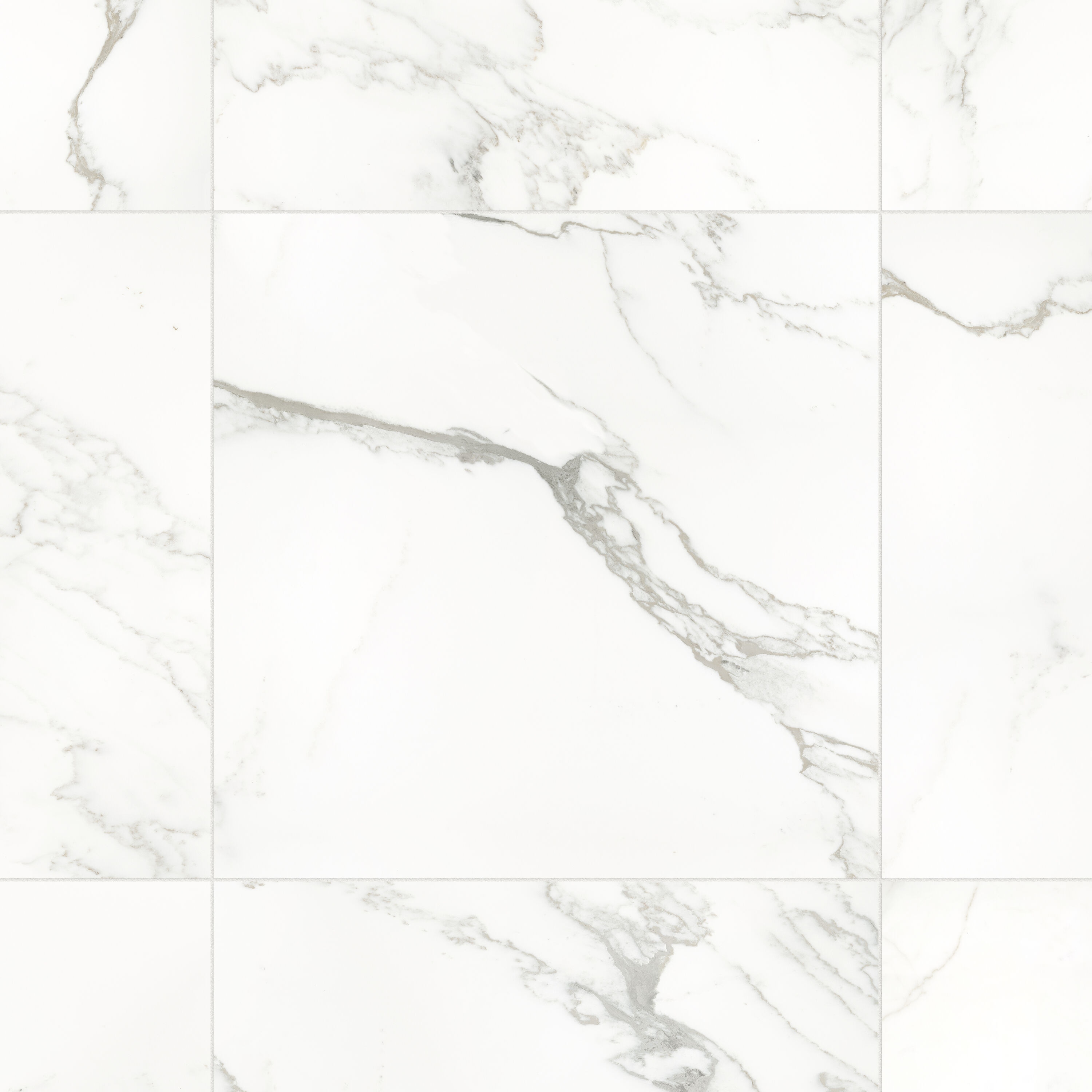 Calacatta Oro 24-in x 24-in Polished Porcelain Marble Look Floor and Wall Tile (3.9-sq. ft/ Piece) | - STAINMASTER 1001-0418-0