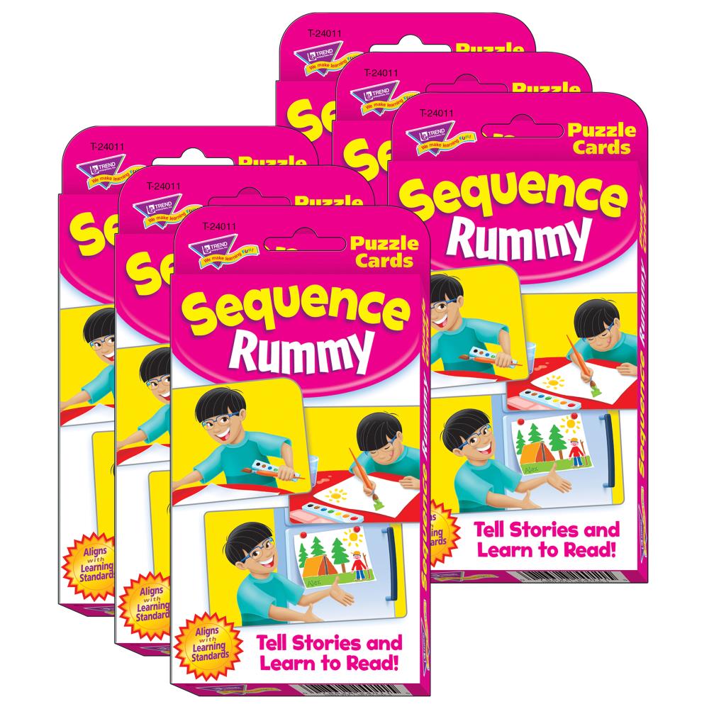 TREND Enterprises T-24011-6 Sequence Playing-Card