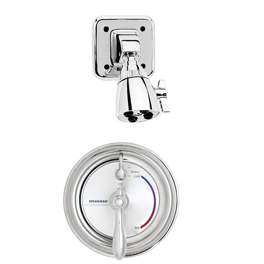 Speakman SM-3420 Sentinel Mark II Polished Chrome 1-handle Multi-function 2.25-Inches Shower Faucet with Valve
