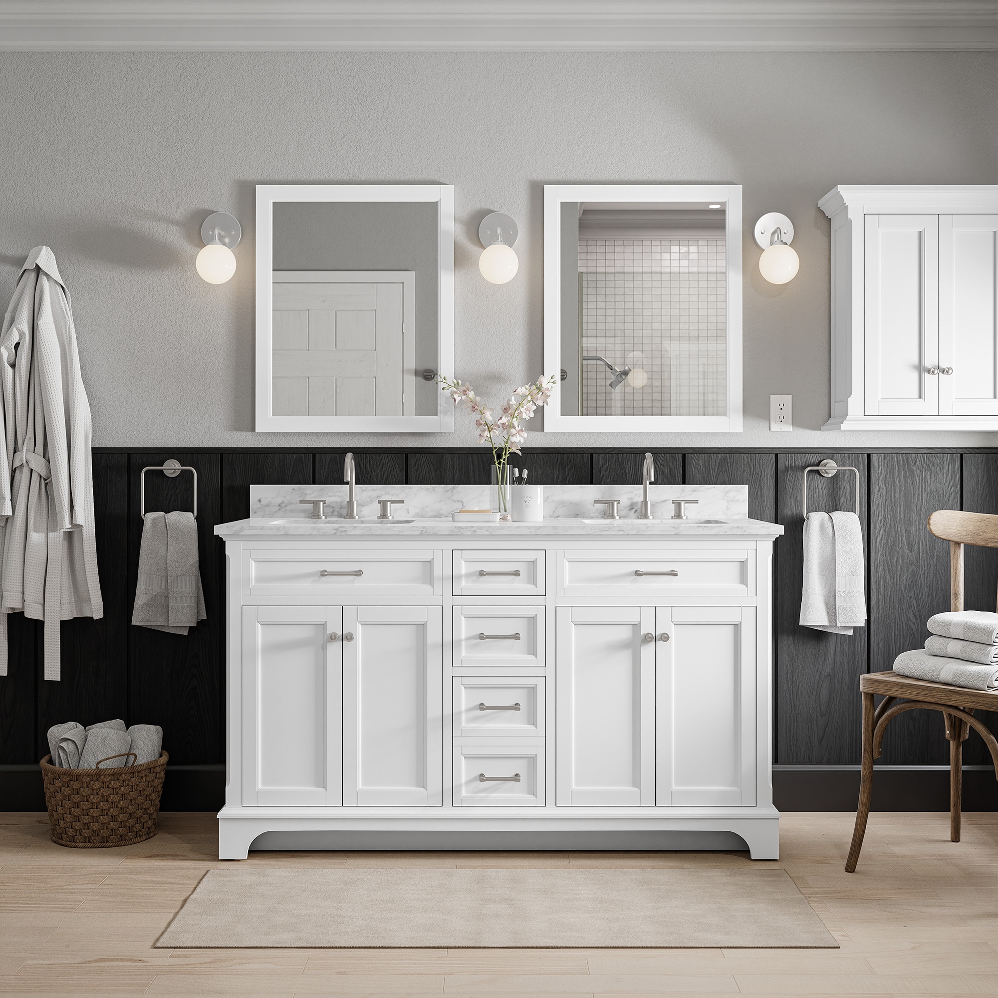 allen + roth 2026VA-60-201-900L Bath-Vanity-Combo - View #7