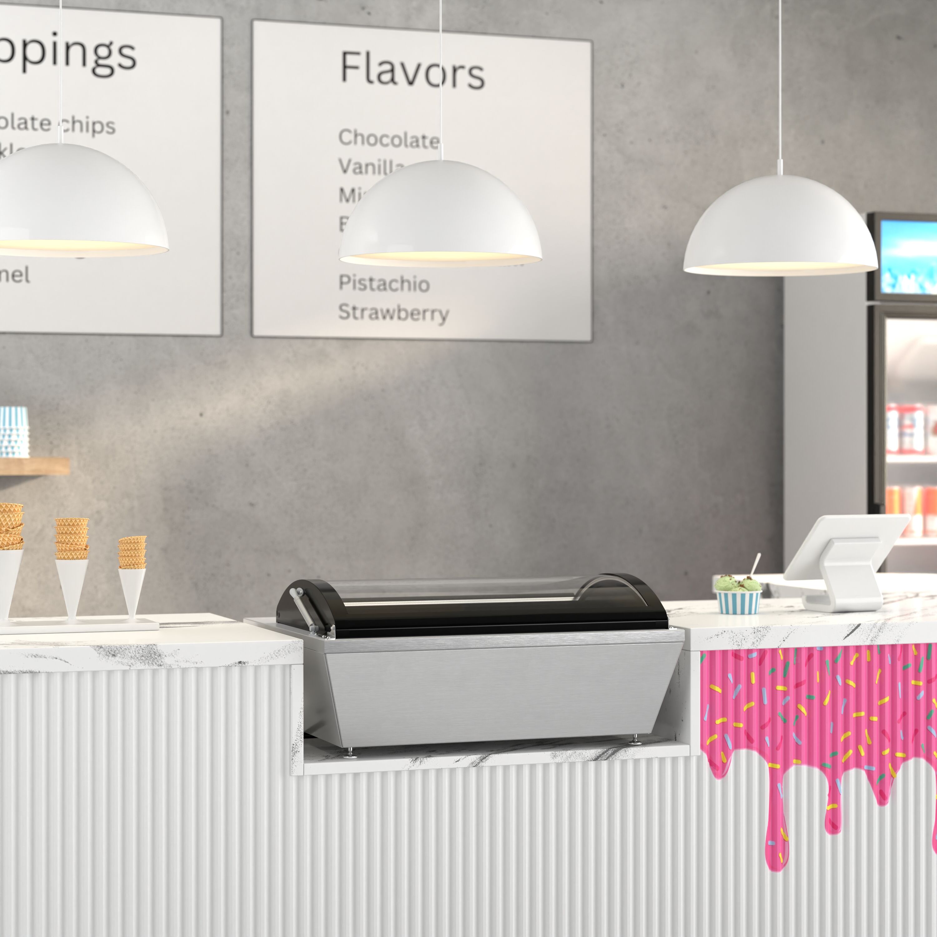 KoolMore LOW-KM-CGDR-4P Commercial-Freezers - View #3