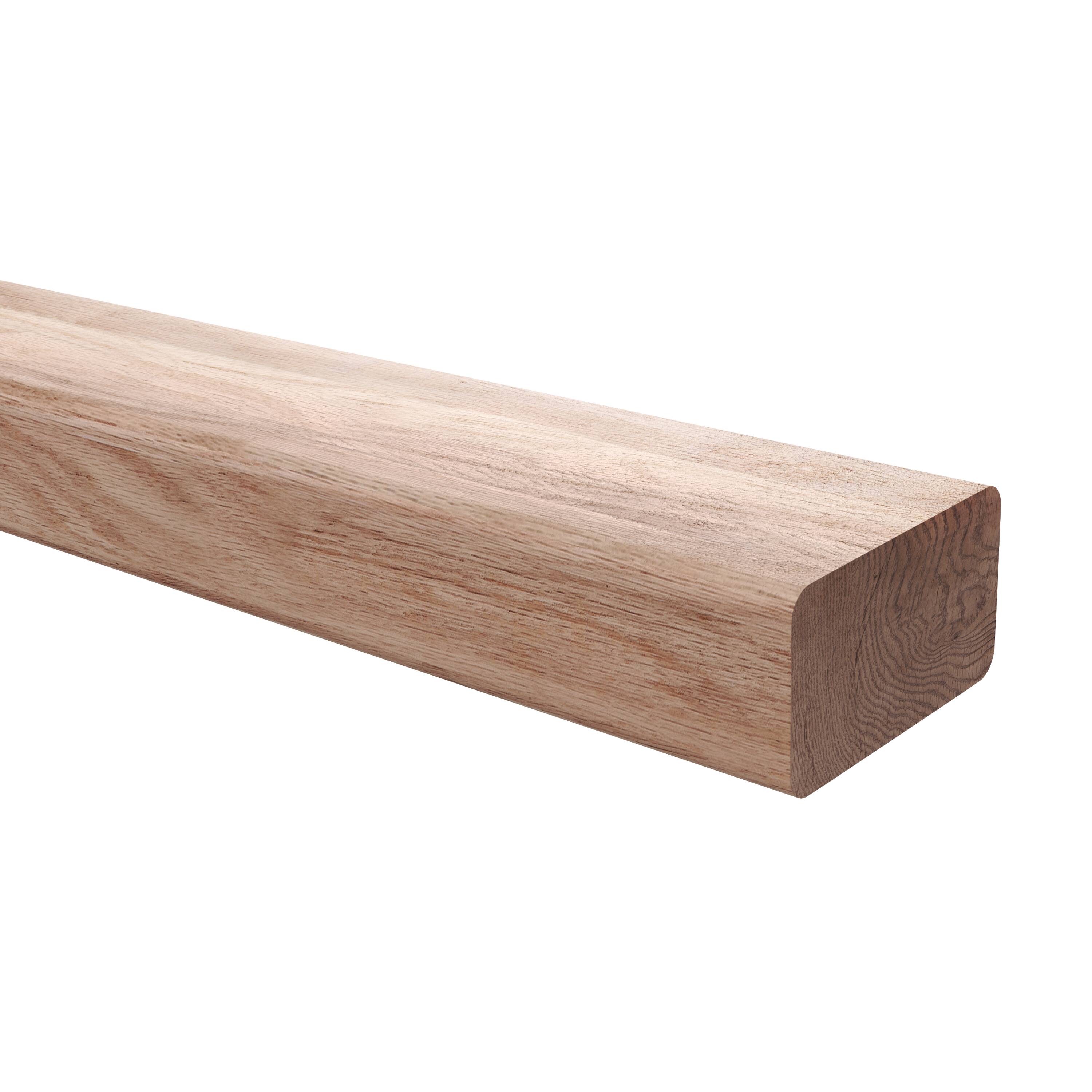 Crown Heritage 412660208 Craftsman 2.25-Inches x 96-Inches Unfinished Unfinished Wood Poplar Handrail
