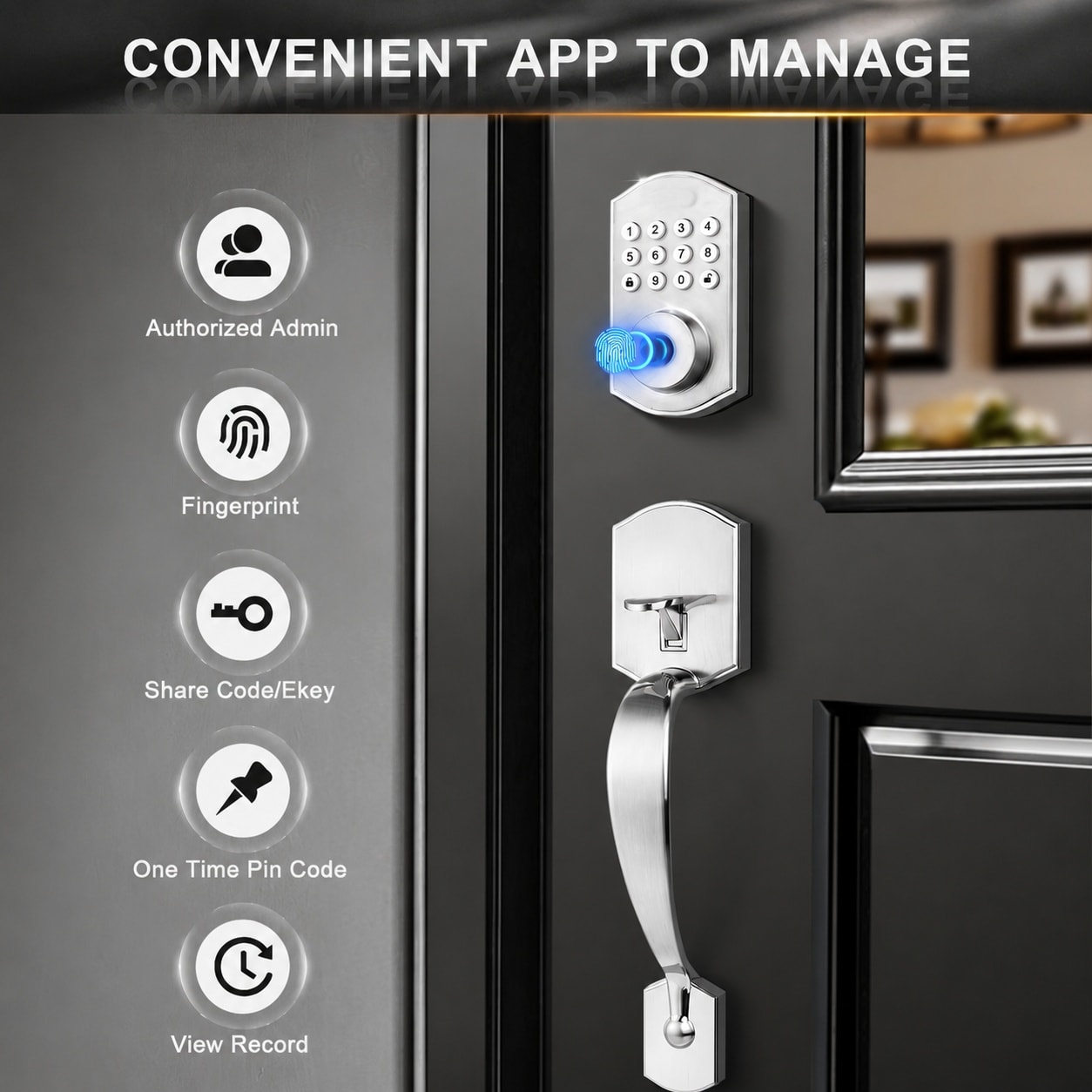 Adrinfly LAD0806D069 Door-Deadbolts - View #6