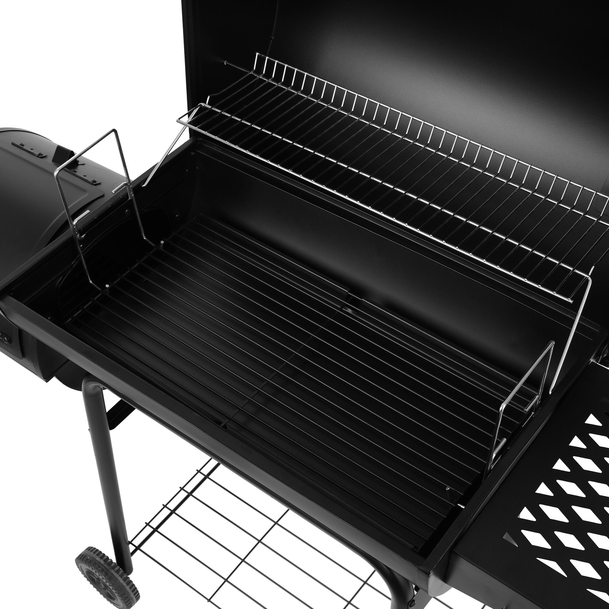 Royal Gourmet 26.7-in W Black Barrel Charcoal Grill In The Charcoal ...