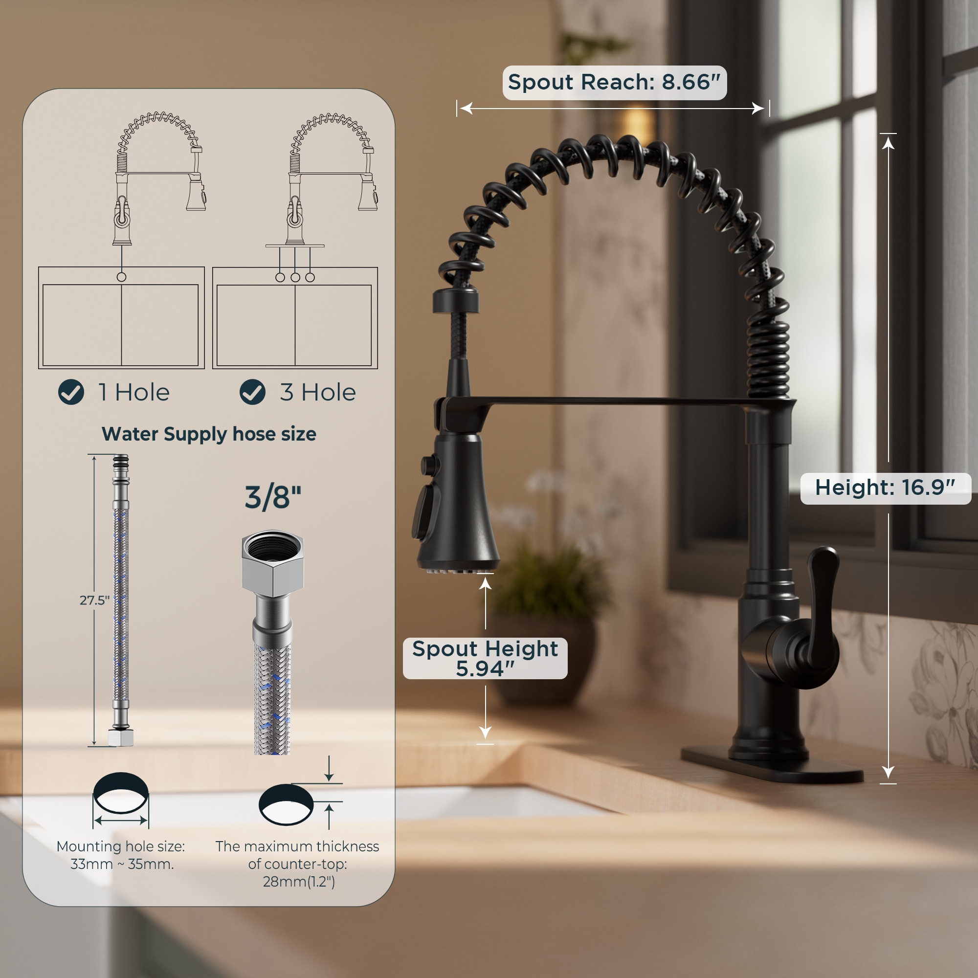 FURUISI LL5A2B Kitchen-Faucets - View #9