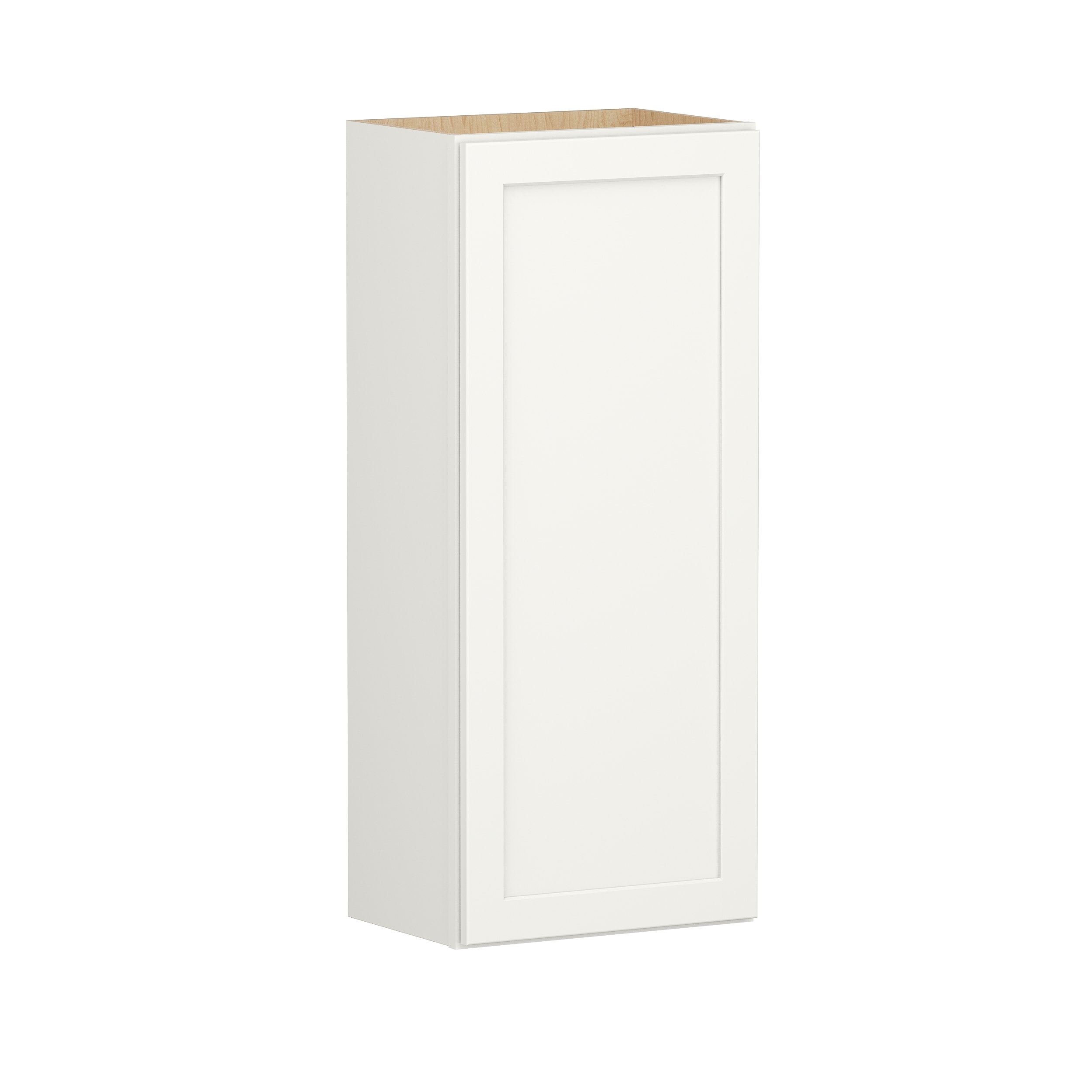Shenandoah PRO Express SPE 90MPS-180 Breckenridge 18-in W x 42-in H x 12-in D Linen Full Overlay Wall Fully assembled Plywood Cabinet (Recessed Panel Shaker)