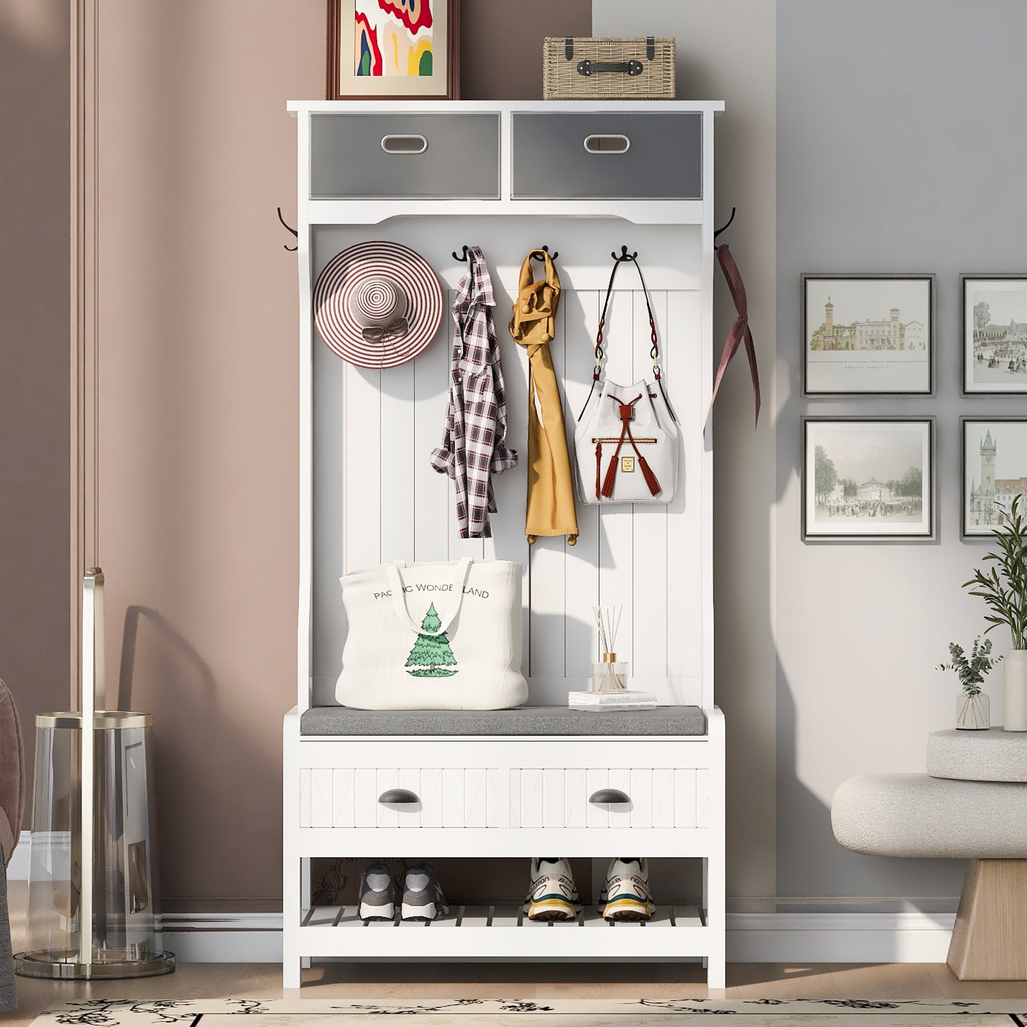 ModernLuxe L-WF287813AAK Hall-Trees - View #2