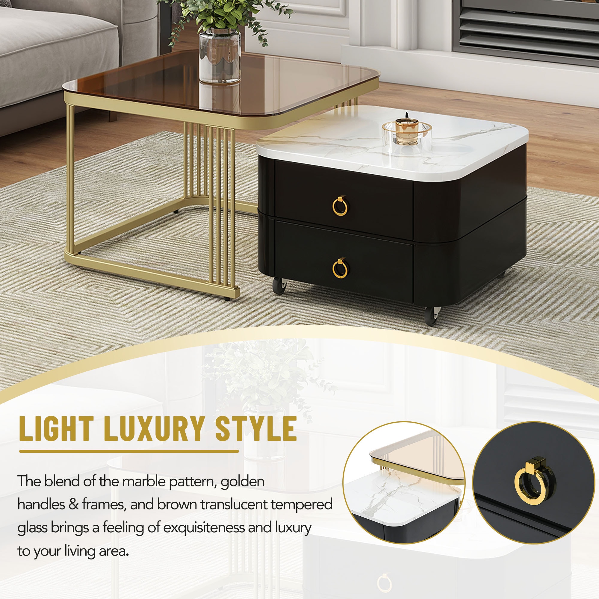 ModernLuxe WF324359AAB Coffee-Tables - View #4