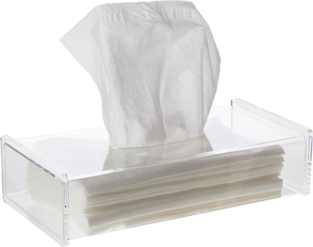 Home it USA Clear Plastic Facial Tissue Holder in the Bathroom Accessories  department at