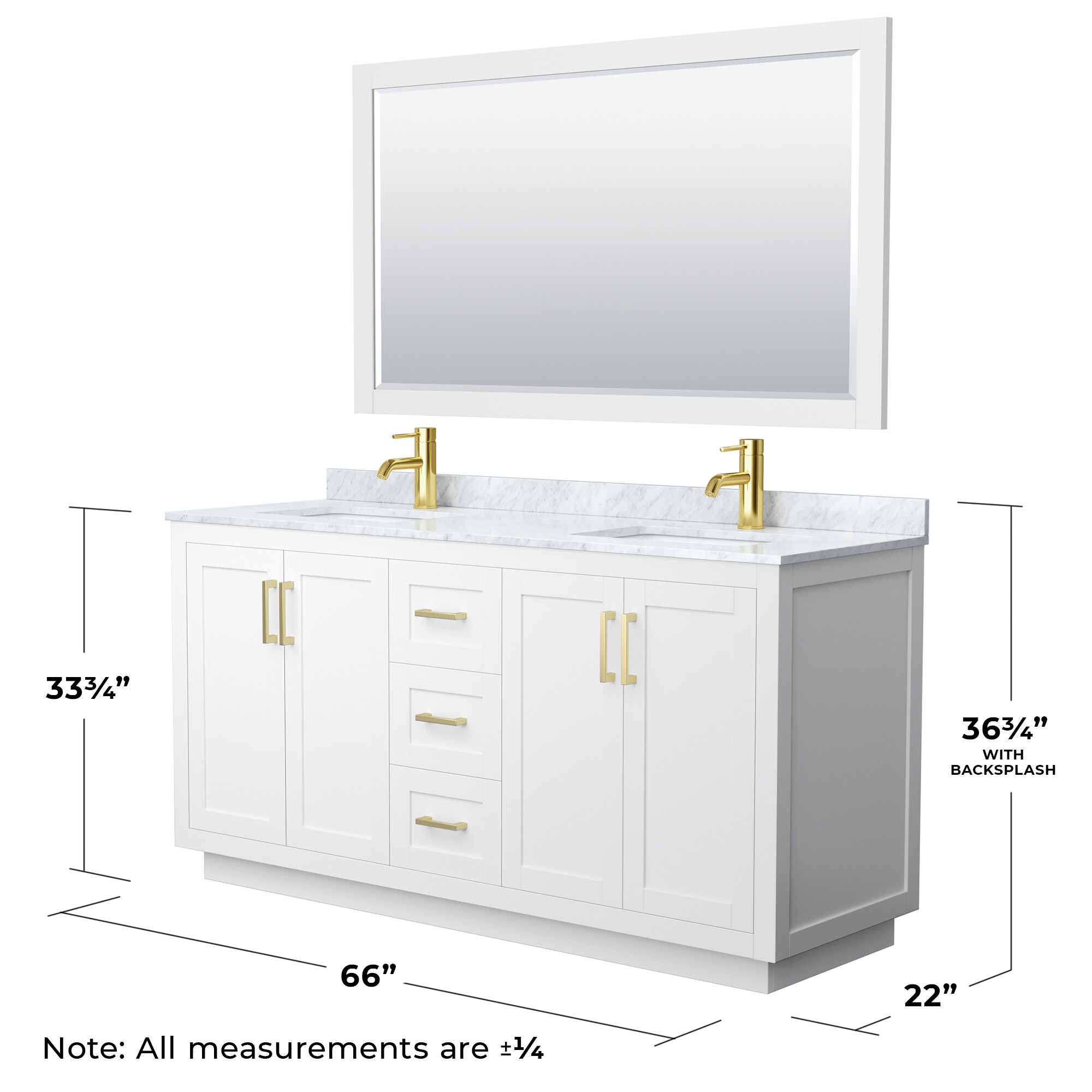 Wyndham Collection WCF292966DWGCMUNSM58 Bath-Vanity-Combo - View #6