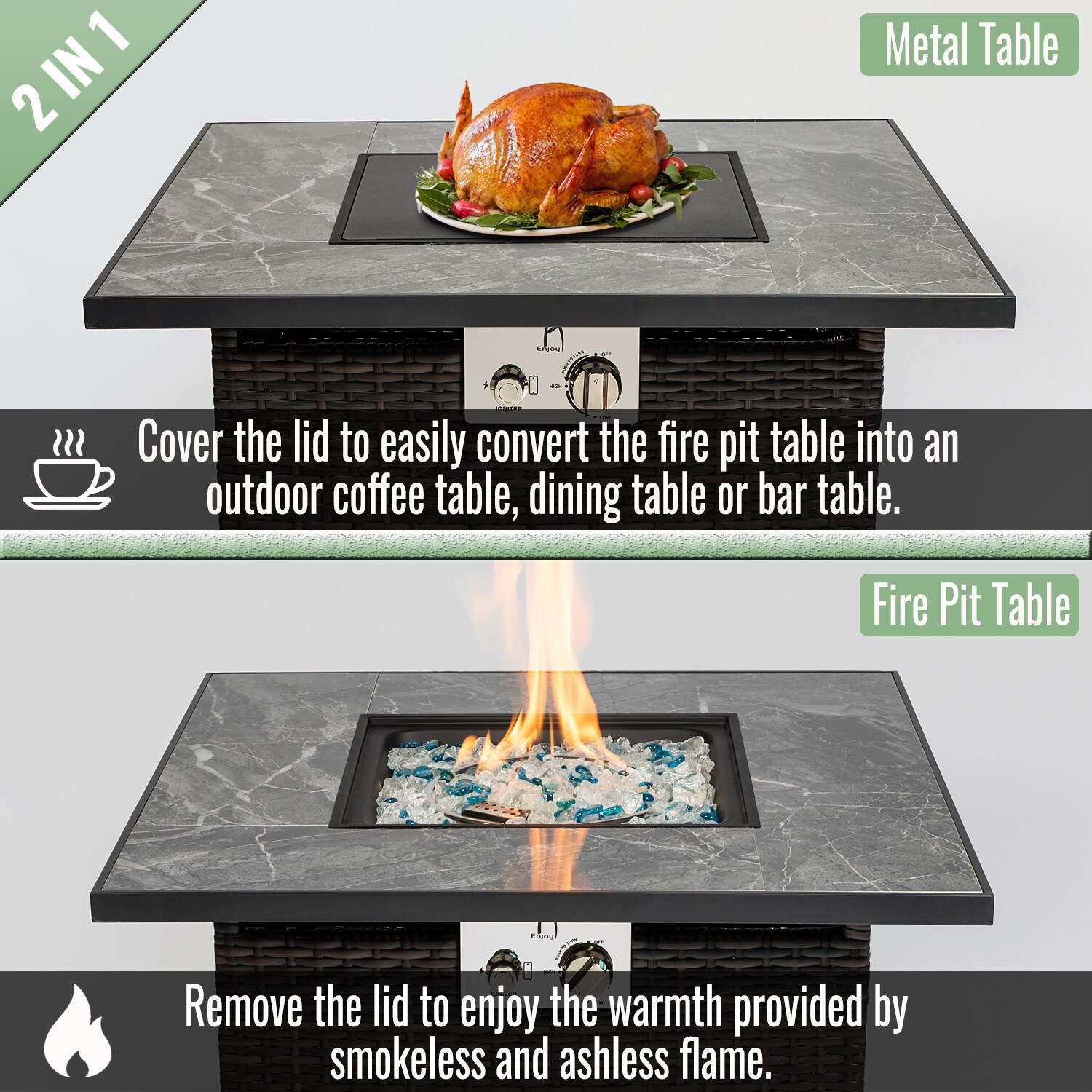 Sunrinx MG16-GAS-13 Outdoor-Gas-Firepits - View #13