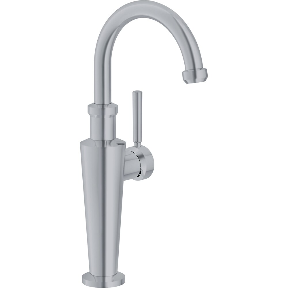 Franke Absinthe Franke Satin Nickel 1-Handle Deck Mount High-Arc Handle Kitchen Faucet