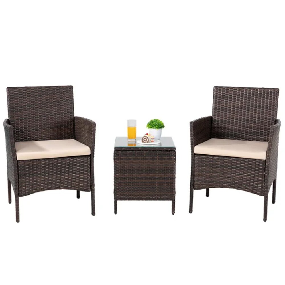 Tranquilo Depot TD-813-1T-2C-1B Patio Conversation Set