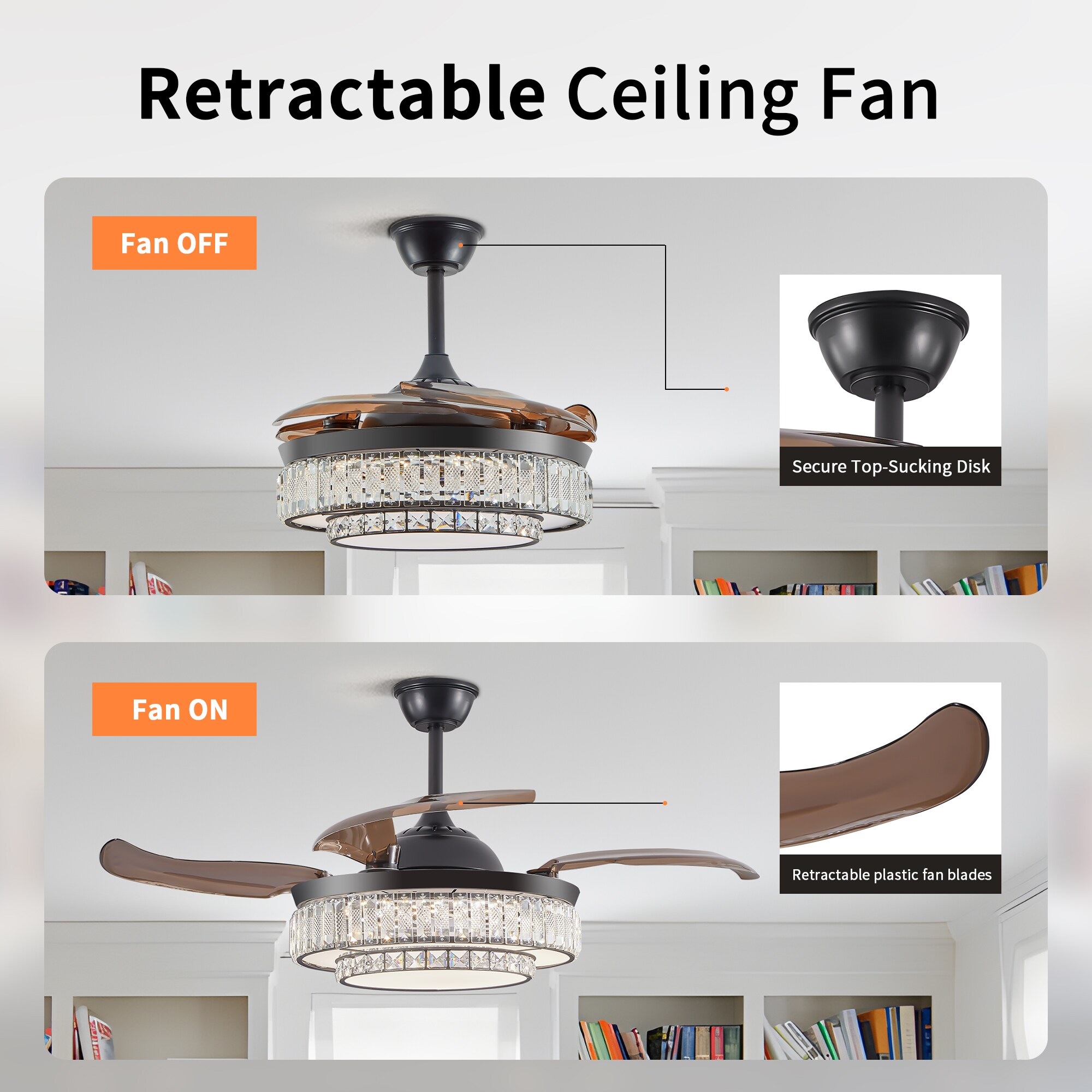 WELLFOR AMYU-30BK Ceiling-Fans - View #11