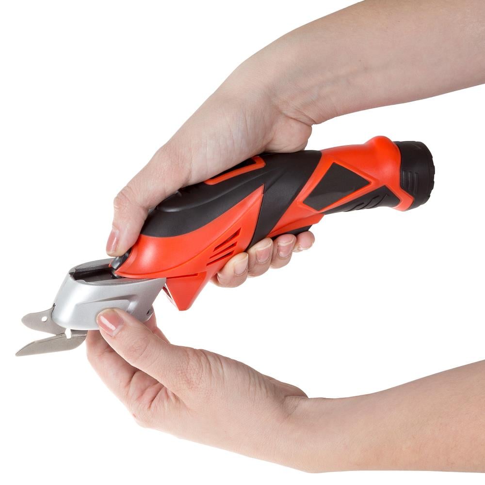 Fleming Supply Cordless Electric Scissors with Two Blades - Perfect for  DIY, Crafting, and Everyday Tasks - Ergonomic Design - Cordless Operation  in the Scissors department at