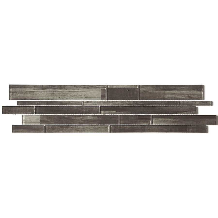 Emser Zen 11-Pack Quiet Glass Border Tile (6-in x 24-in) Emser Zen 11-Pack Quiet Glass Border Tile (6-in x 24-in)