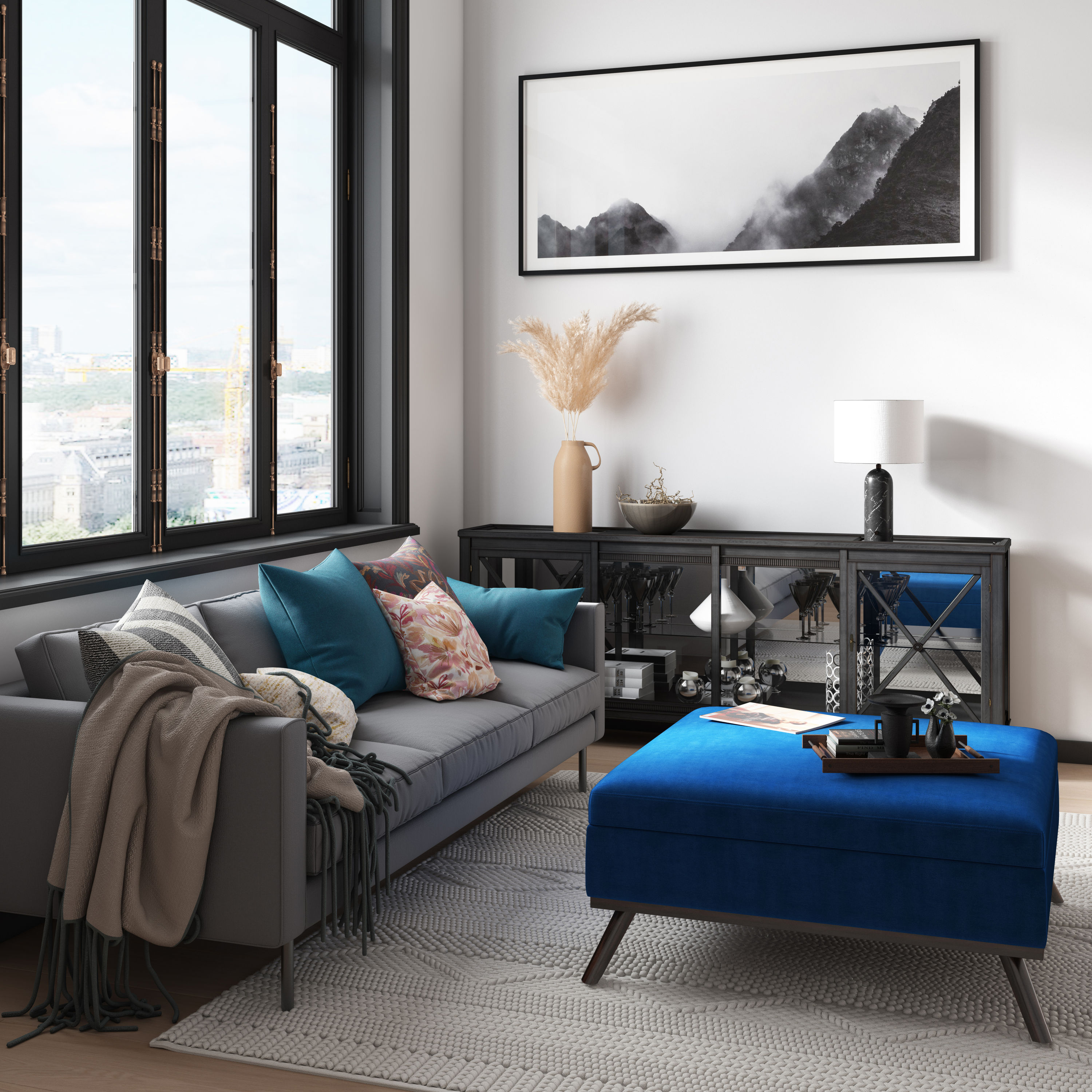 Simpli Home AXCOT267M-BV Indoor-Ottomans - View #7