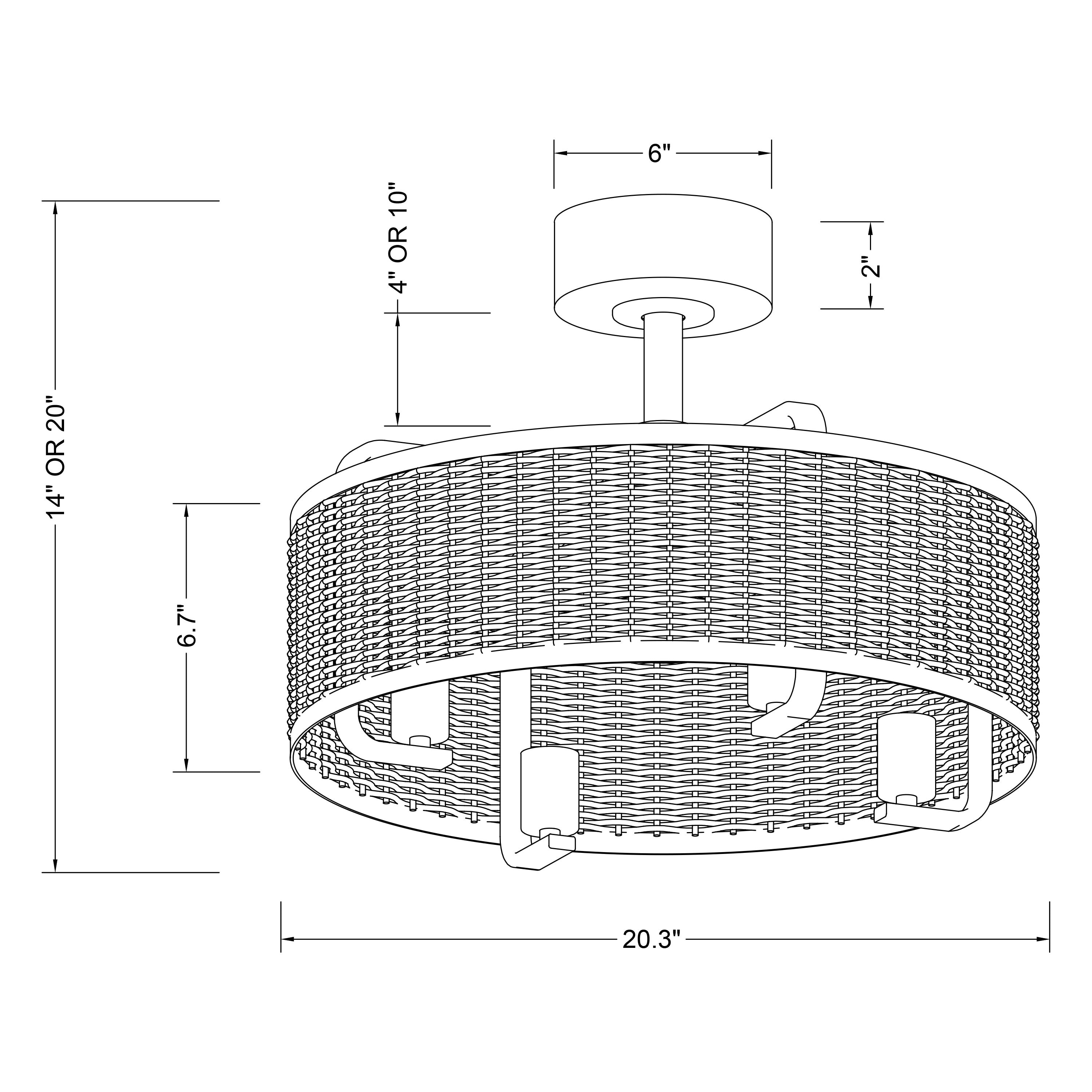 C Cattleya CA2236-CF Ceiling-Fans - View #9
