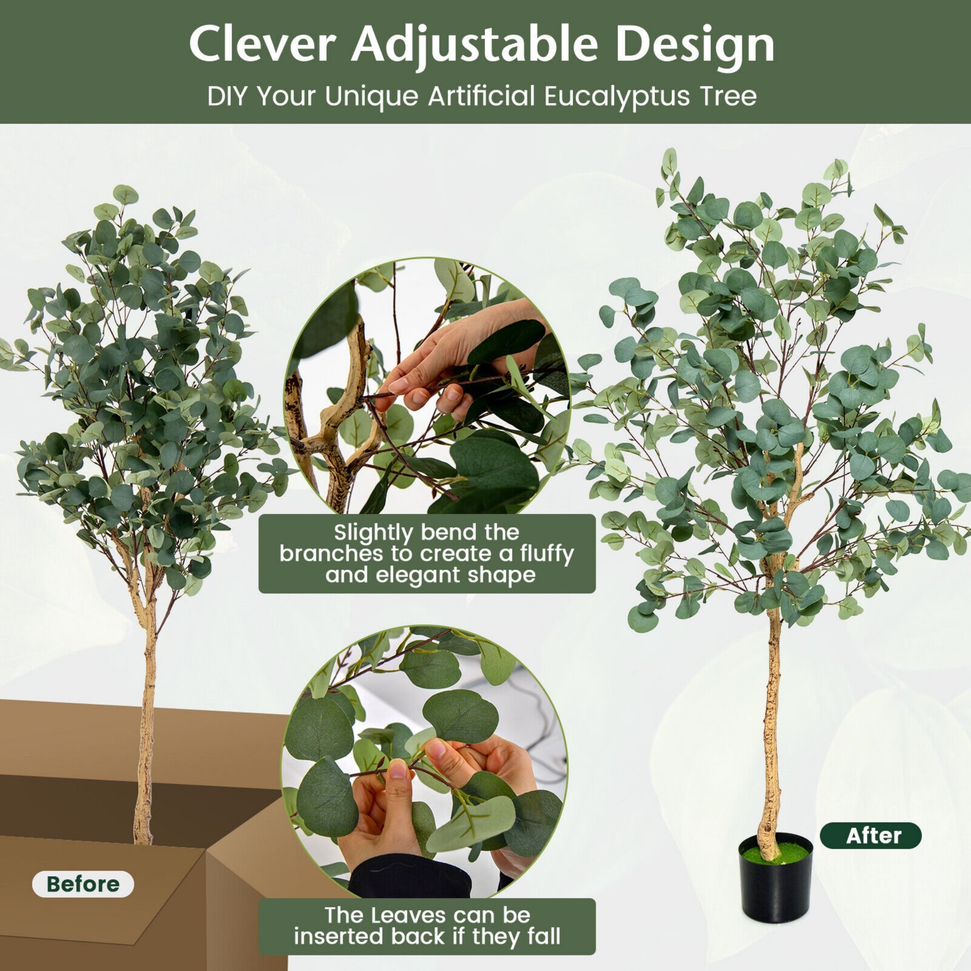 Poinic CWZH10131 Artificial-Plants-Trees - View #4