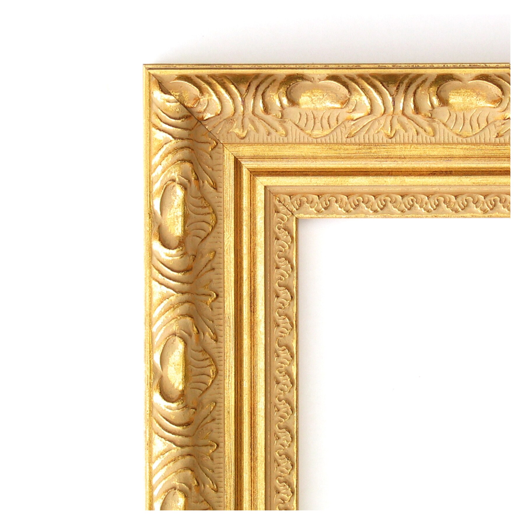 Amanti Art Versailles Gold Frame 22-in x 28-in Bathroom Vanity Mirror ...