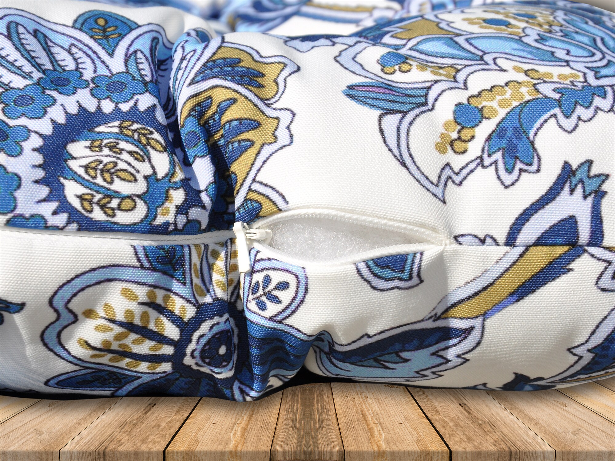 LuXeo 21673-BLU-CL47 Outdoor-Accent-Pillows - View #3