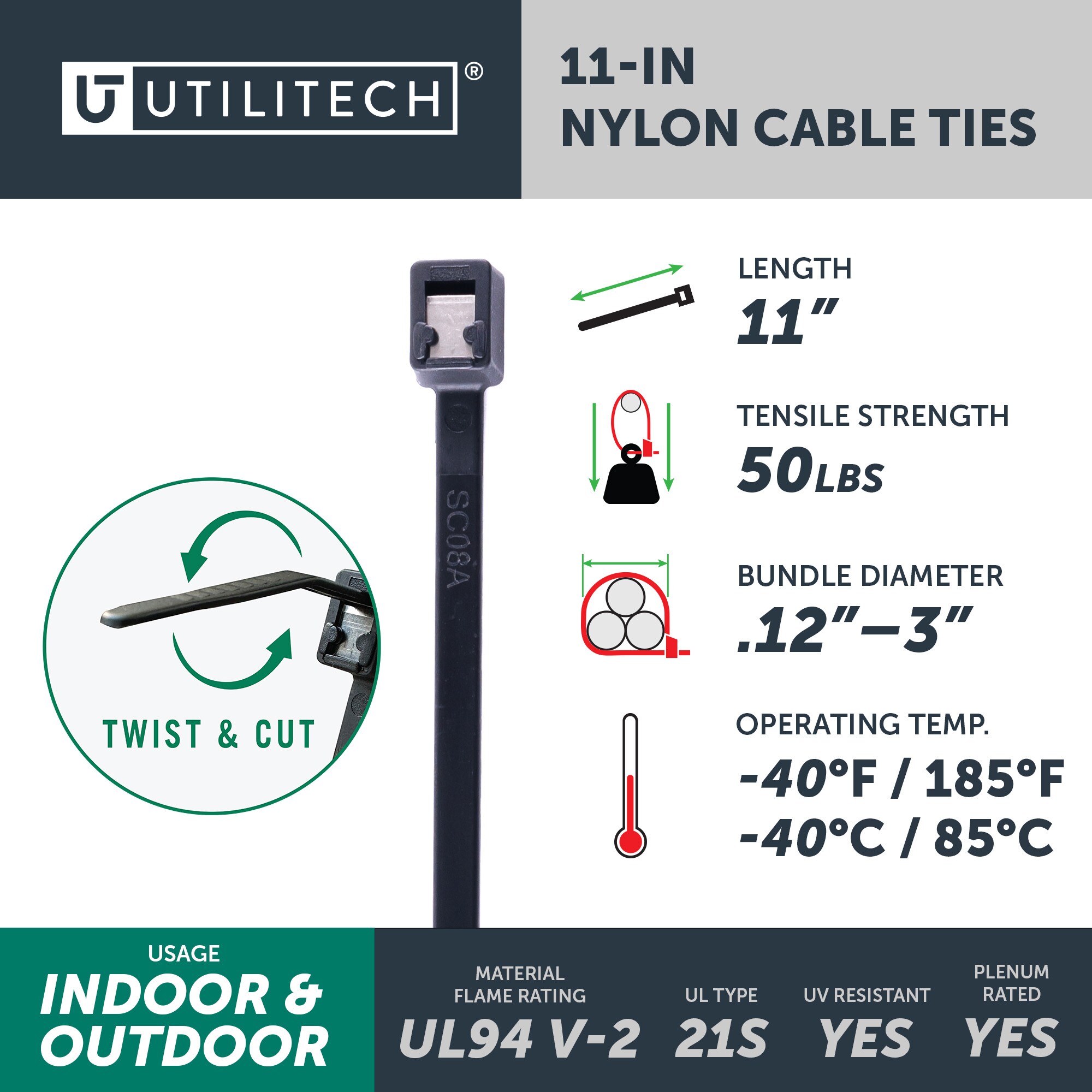 Utilitech SGY-CT141 Cable-Ties - View #4