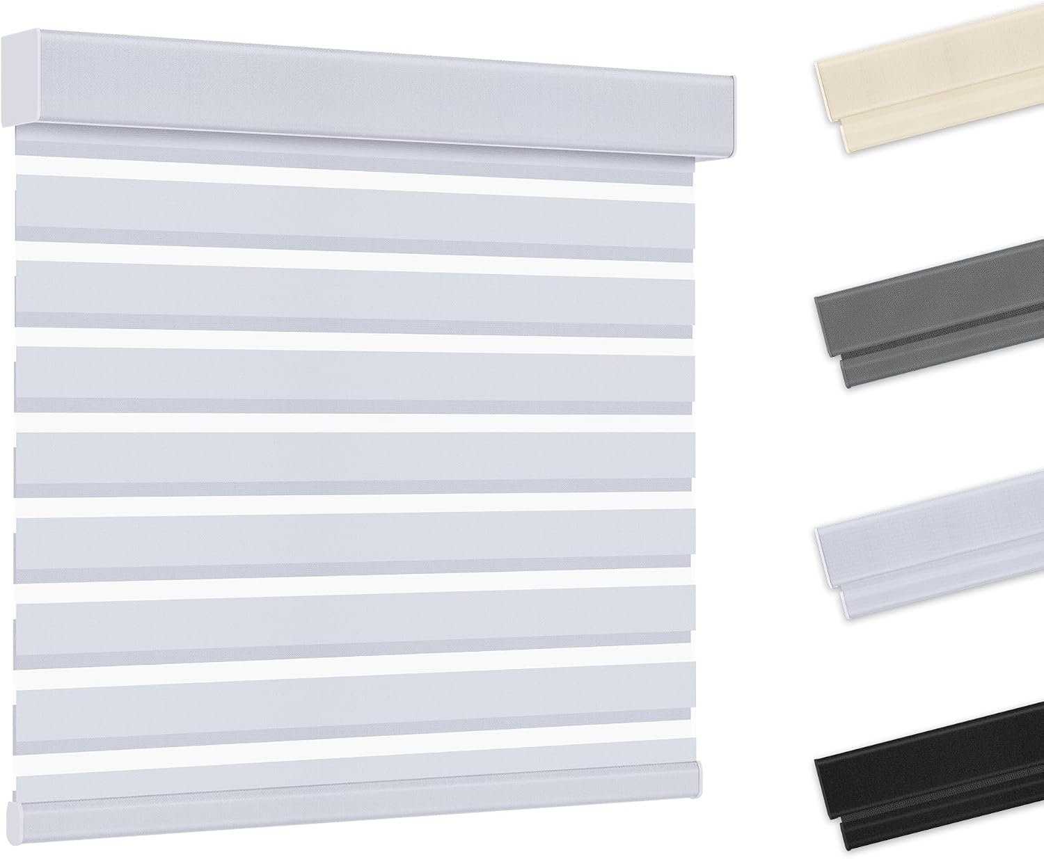 EFCUT Cordless Blackout Cellular Shade 30 in W x 48 in H Black blackout