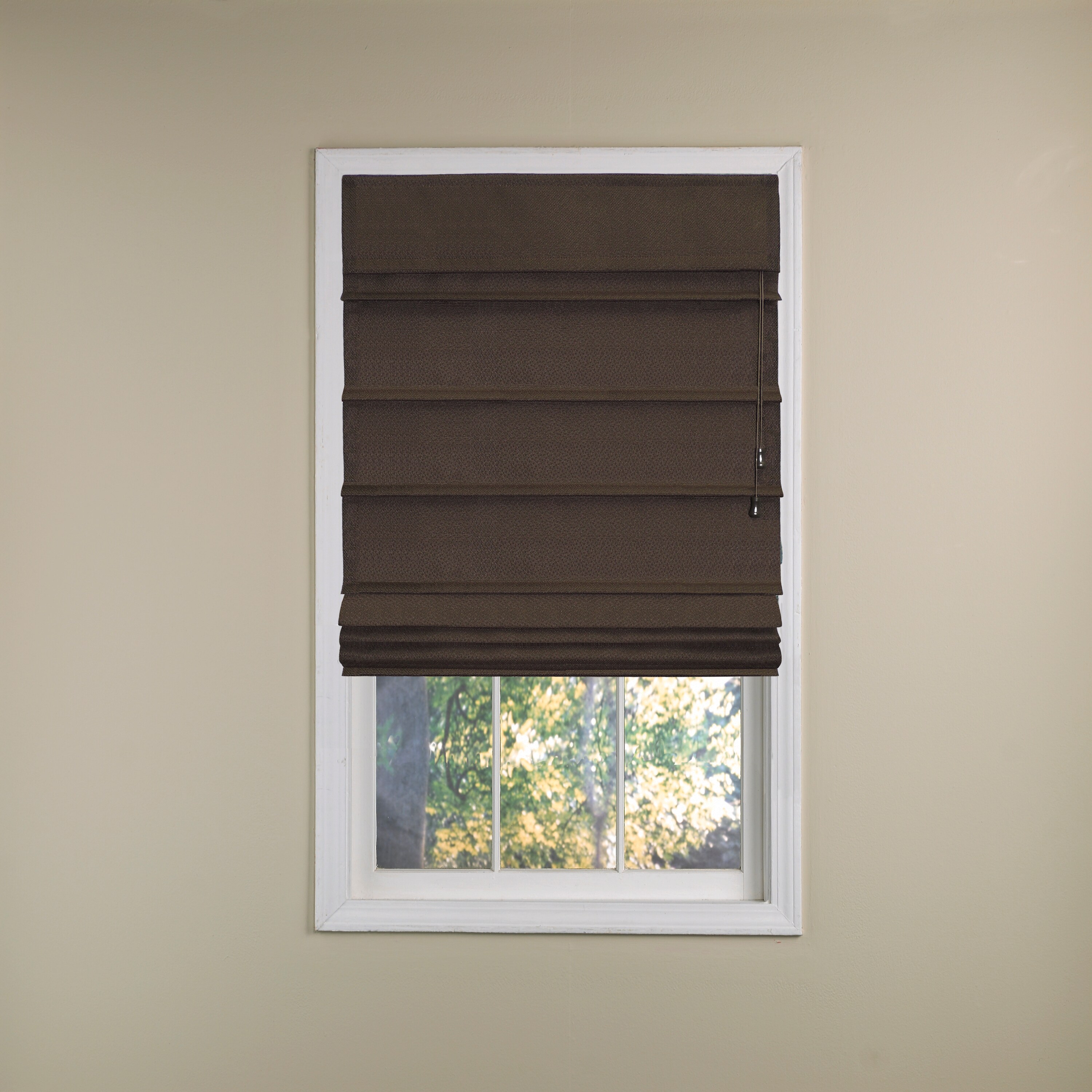 Radiance 35-in Blackout Corded Roman Shade in the Window Shades ...