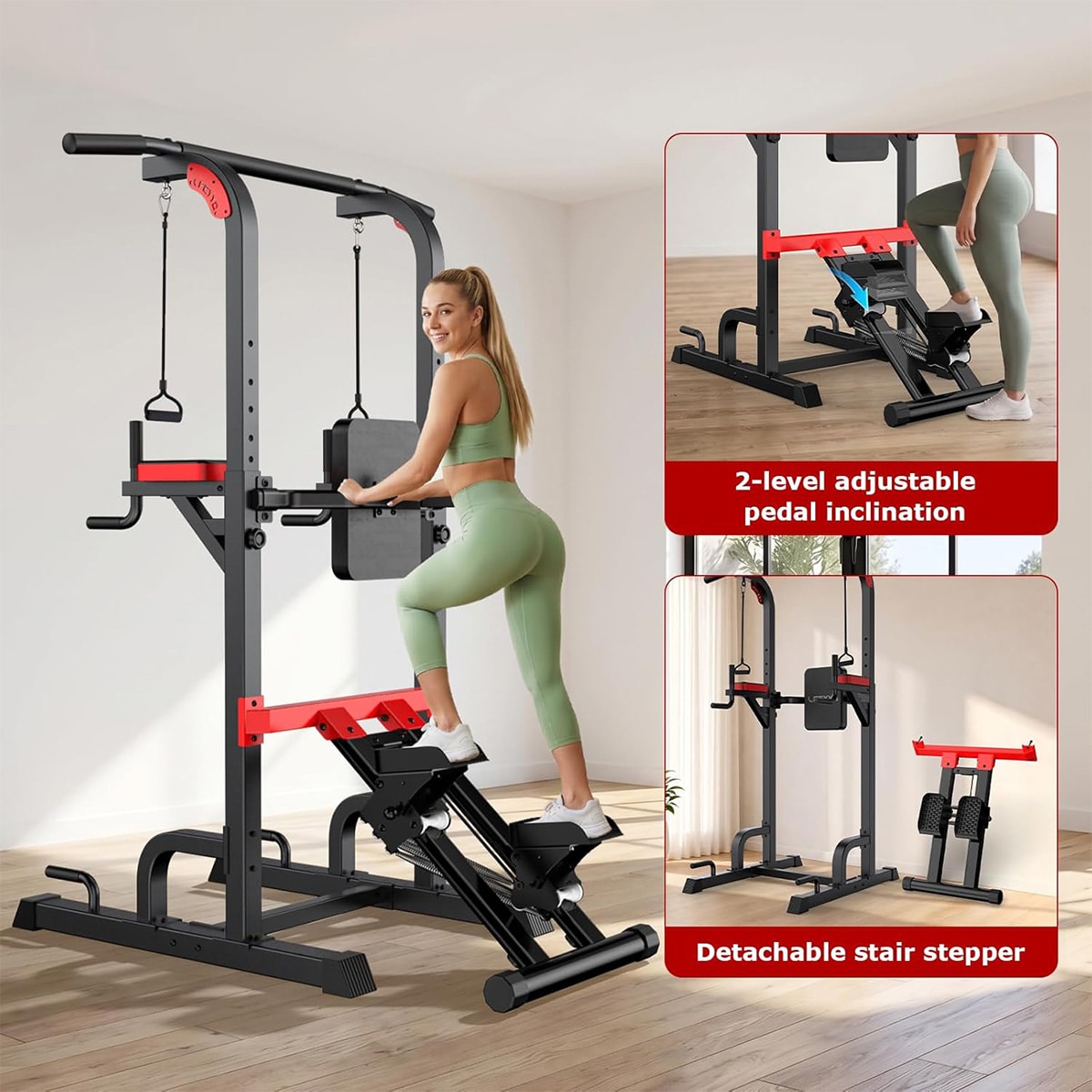 pooboo C96701 Pull-up-Push-up-Bars - View #4