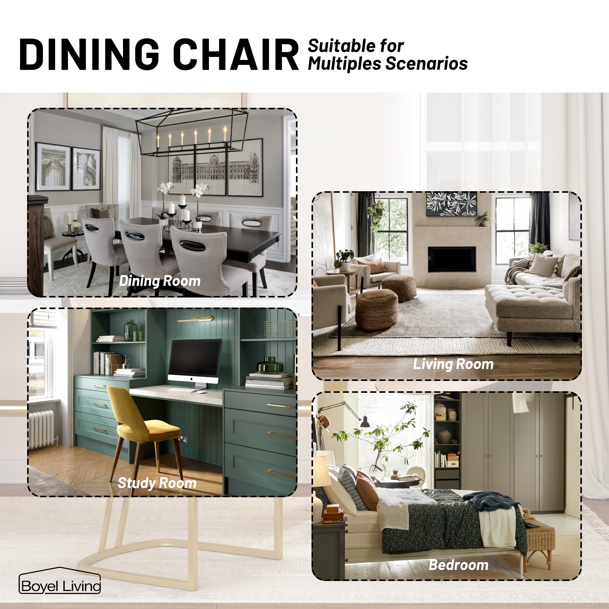 Boyel Living BLDC2432GY Dining-Chairs - View #8