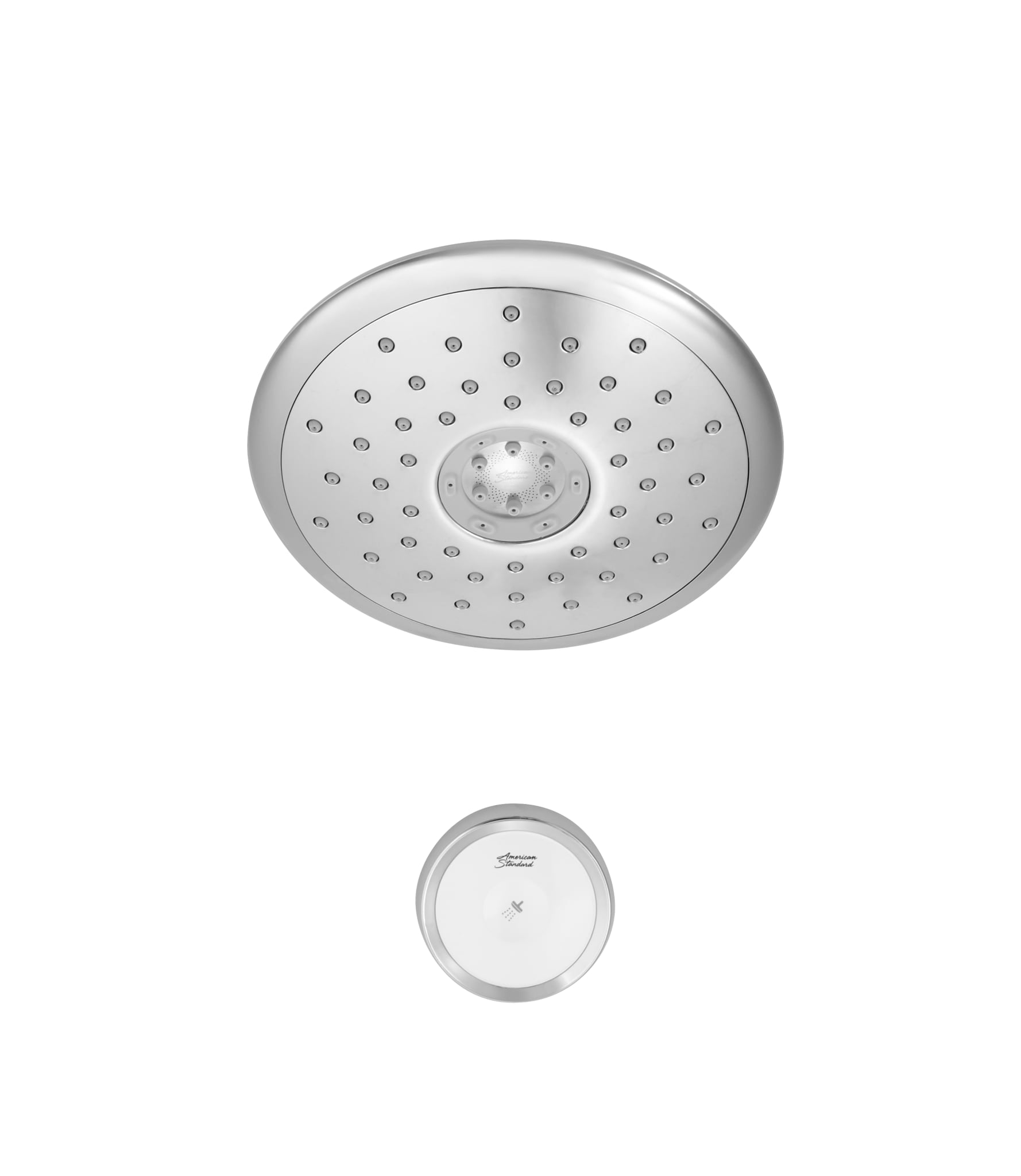 American Standard 9038474.002 Spectra eTouch 4.0 -Settings Polished Chrome 7-in Round Fixed Shower Head 1.8 GPM