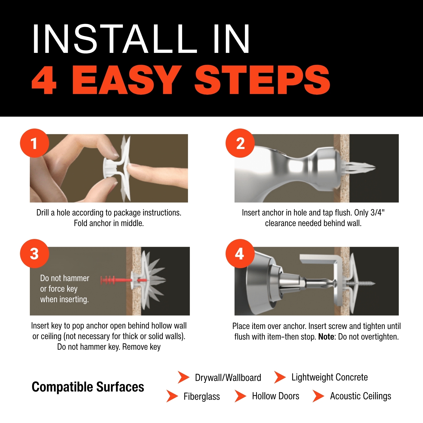 TOGGLER 50525 Drywall-Anchors - View #6