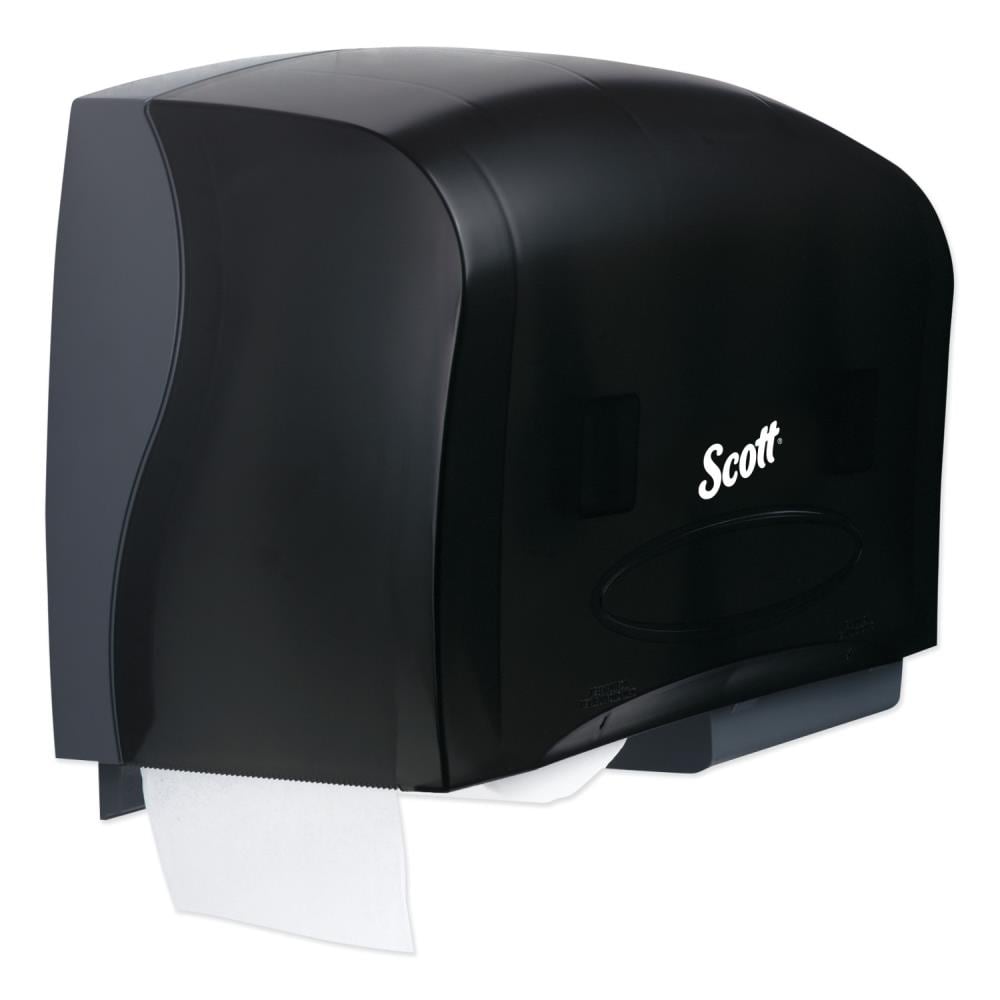 SCOTT Jumbo Roll Surface-Mount Toilet Paper Dispenser in the Toilet ...