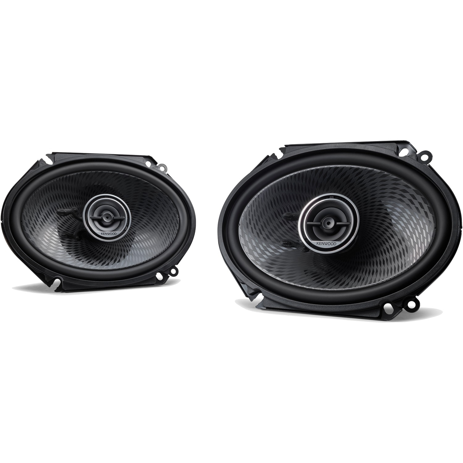 KENWOOD KWDKFCC6896PS Kenwood Performance Series Kfc-c6896ps 6-in. X 8-in., 360-watt-max 2-way Full-range Custom-fit Speakers, Black, 2 Pack