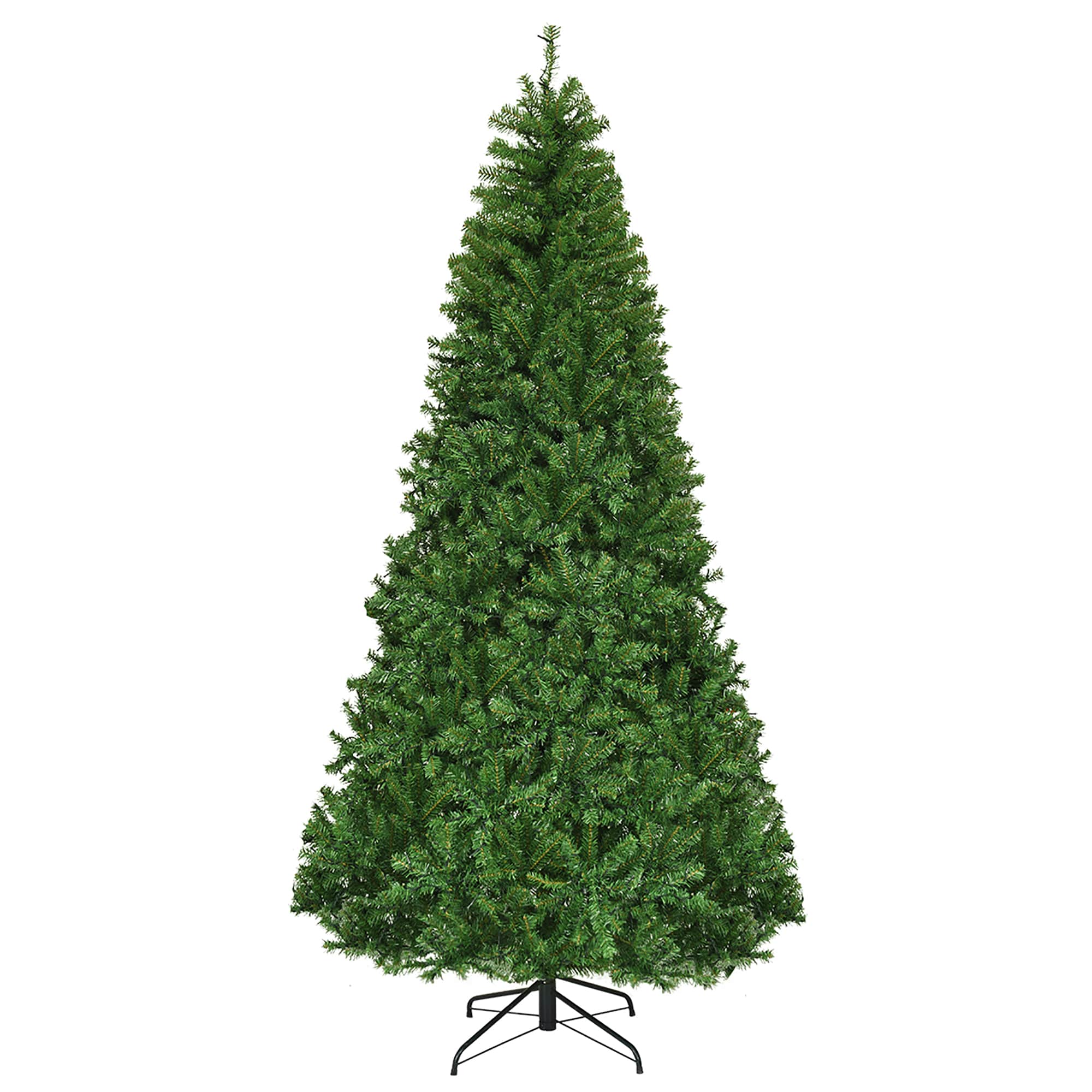Costway CM20681 8-ft Pre-lit Artificial Christmas Tree with Multicolor LED Lights