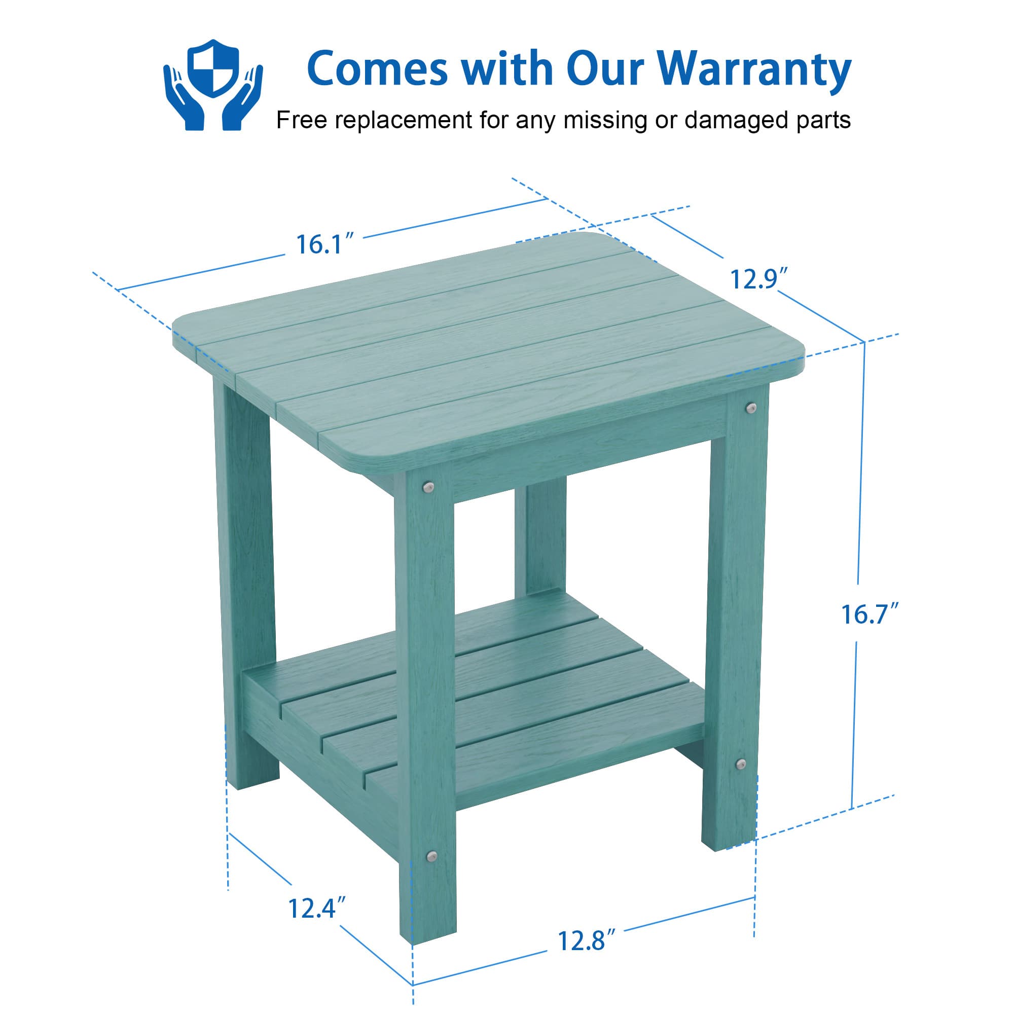 Aok Garden LWP-ET-15-LB Patio-Tables - View #2