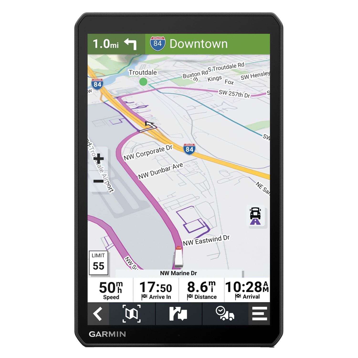 Garmin Garmin Dezl Truck GPS – Large 8-in Touchscreen, Custom Truck Routing, BirdsEye Satellite Imagery GRM0274000 Sansujyuku sansujyuku.com