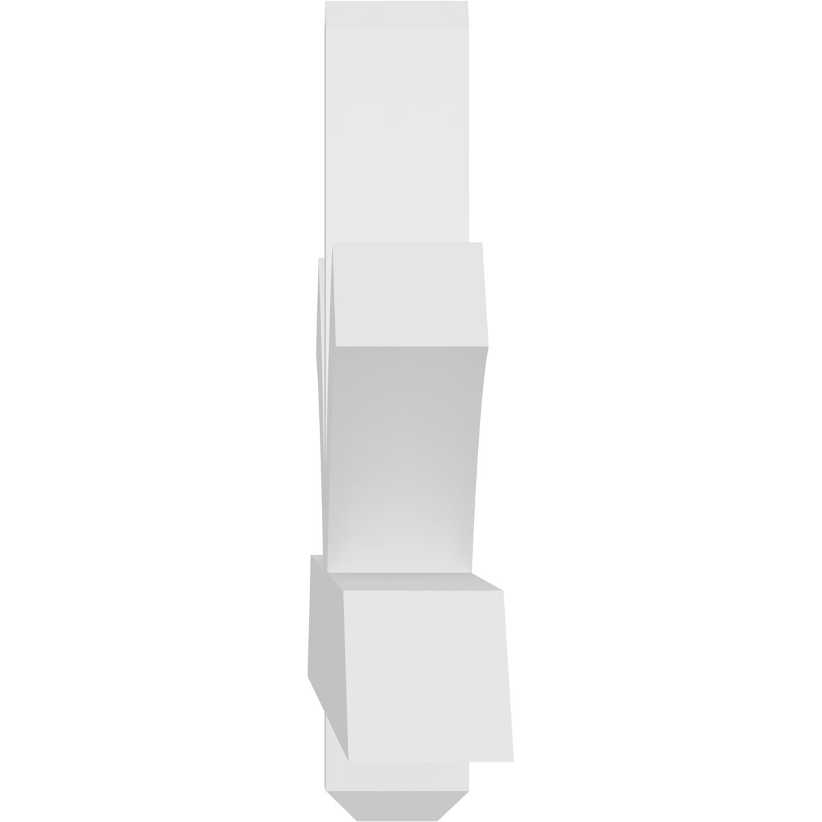 Ekena Millwork GBP096X20X0404RED00 Exterior-Brackets-Braces - View #3