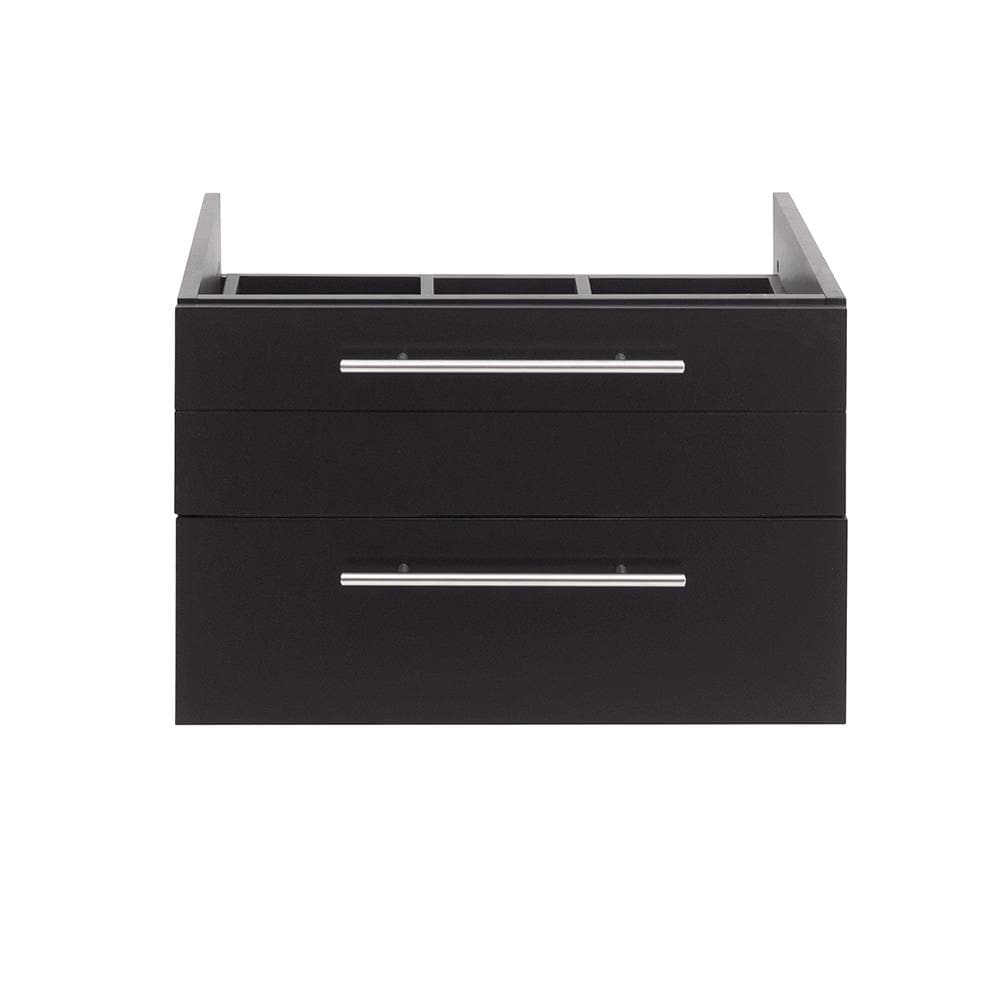 Fresca FCB6124ES-VSL Lucera 24-in Espresso Floating Bathroom Vanity Base Cabinet without Top