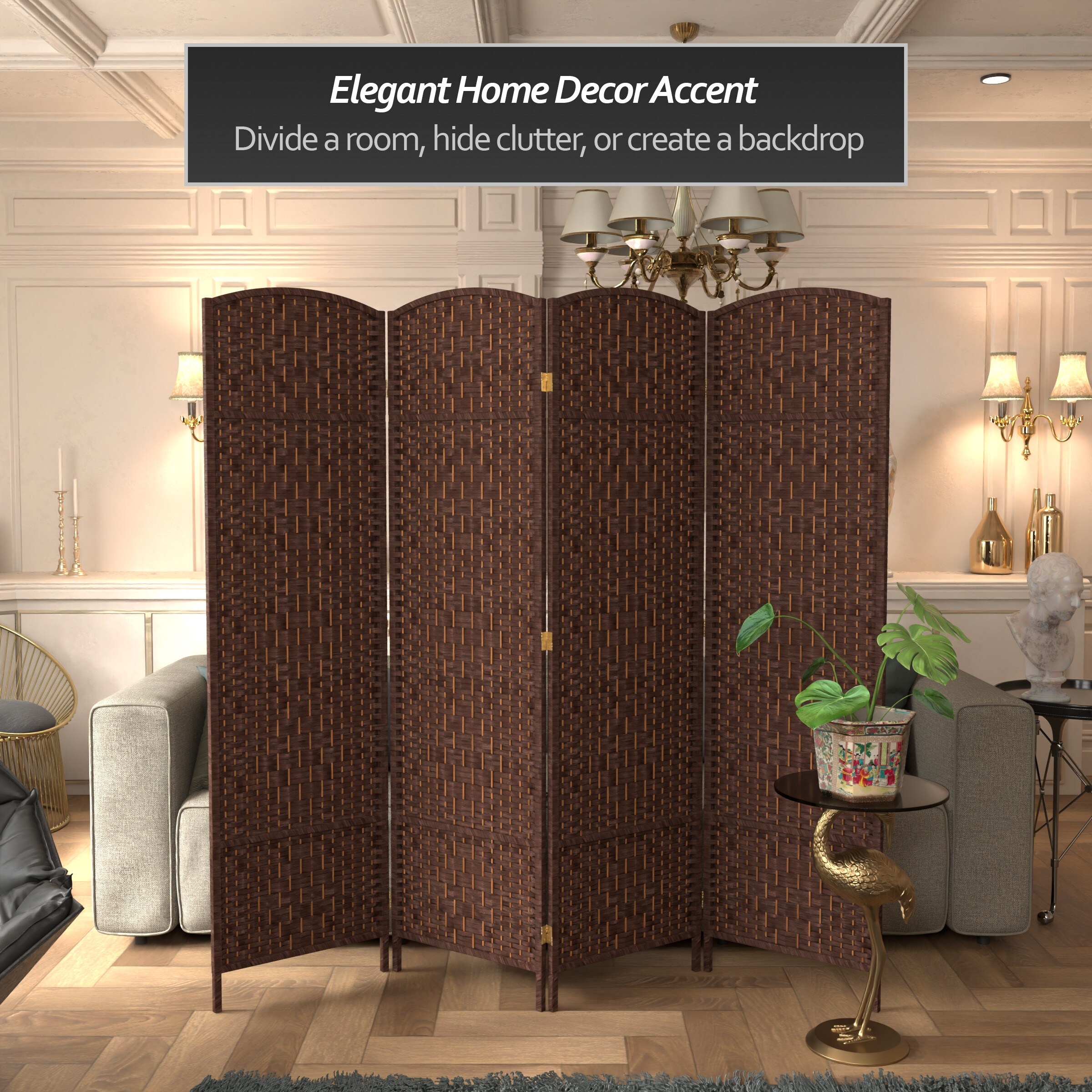 Red Lantern FB-OPDMND-4P-DMOC Indoor-Privacy-Screens - View #2