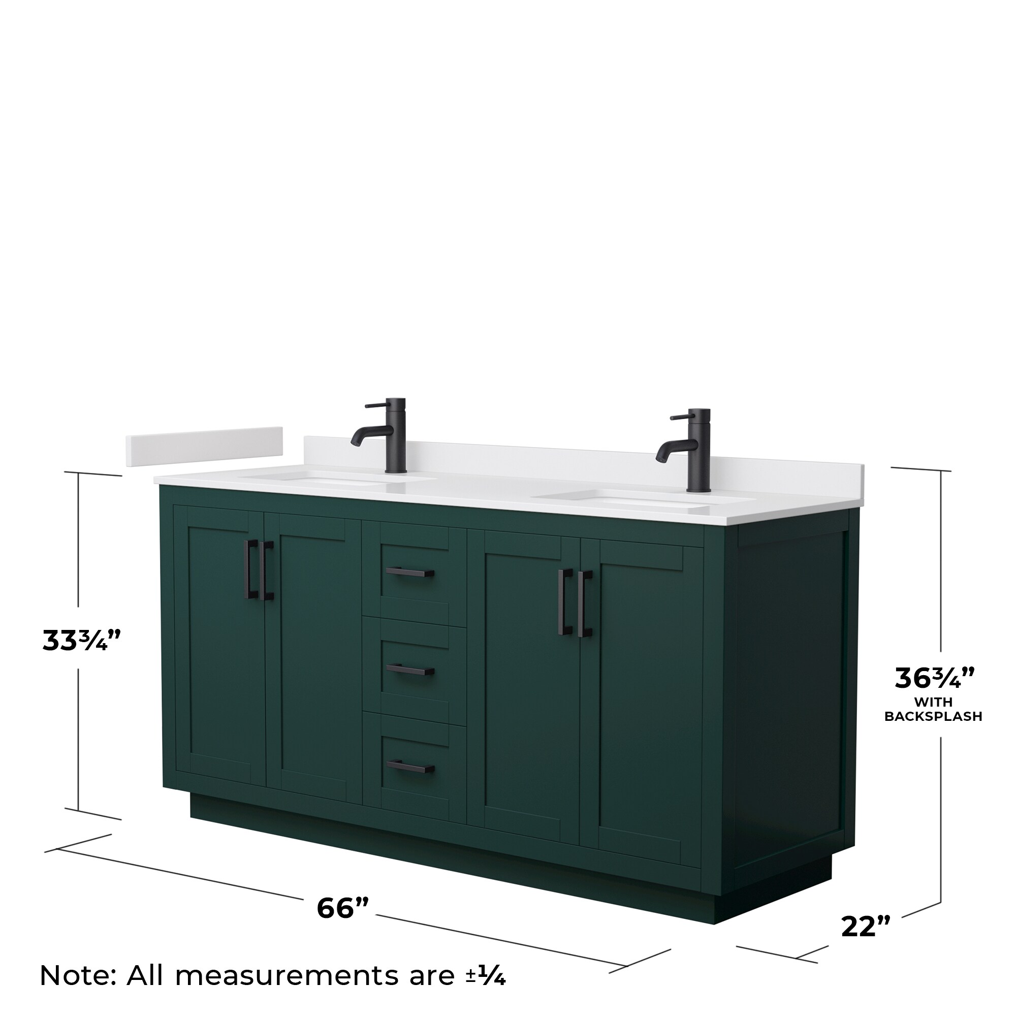 Wyndham Collection WCF292966DGKWCUNSMXX Bath-Vanity-Combo - View #5