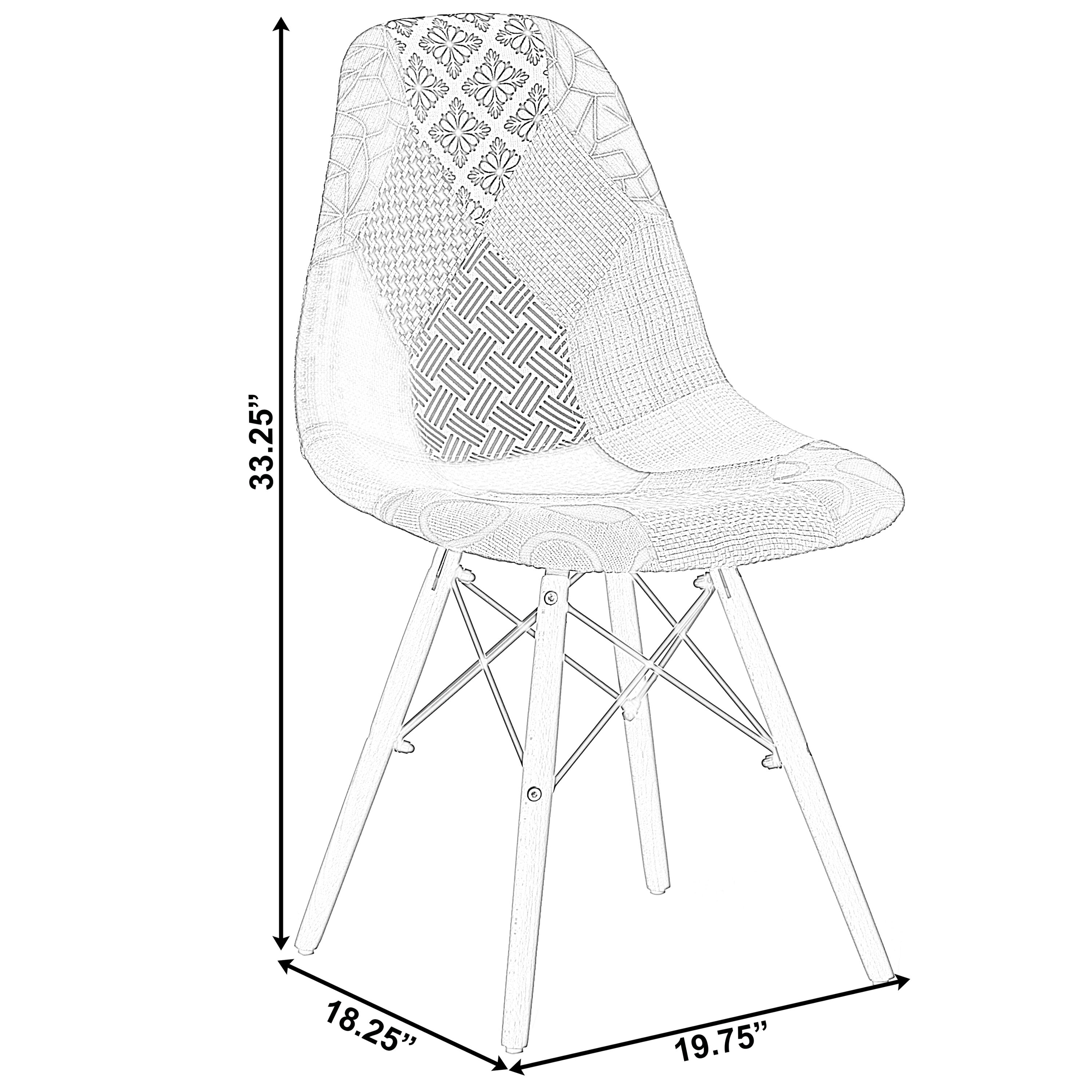FABULAXE QI004328.4 Dining-Chairs - View #7
