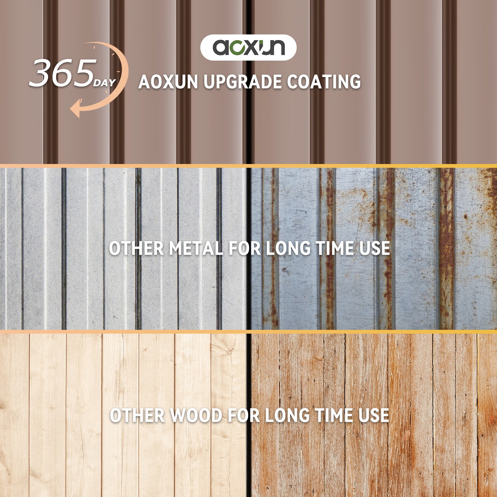 AOXUN AX-40717R Metal-Storage-Buildings-Sheds - View #8