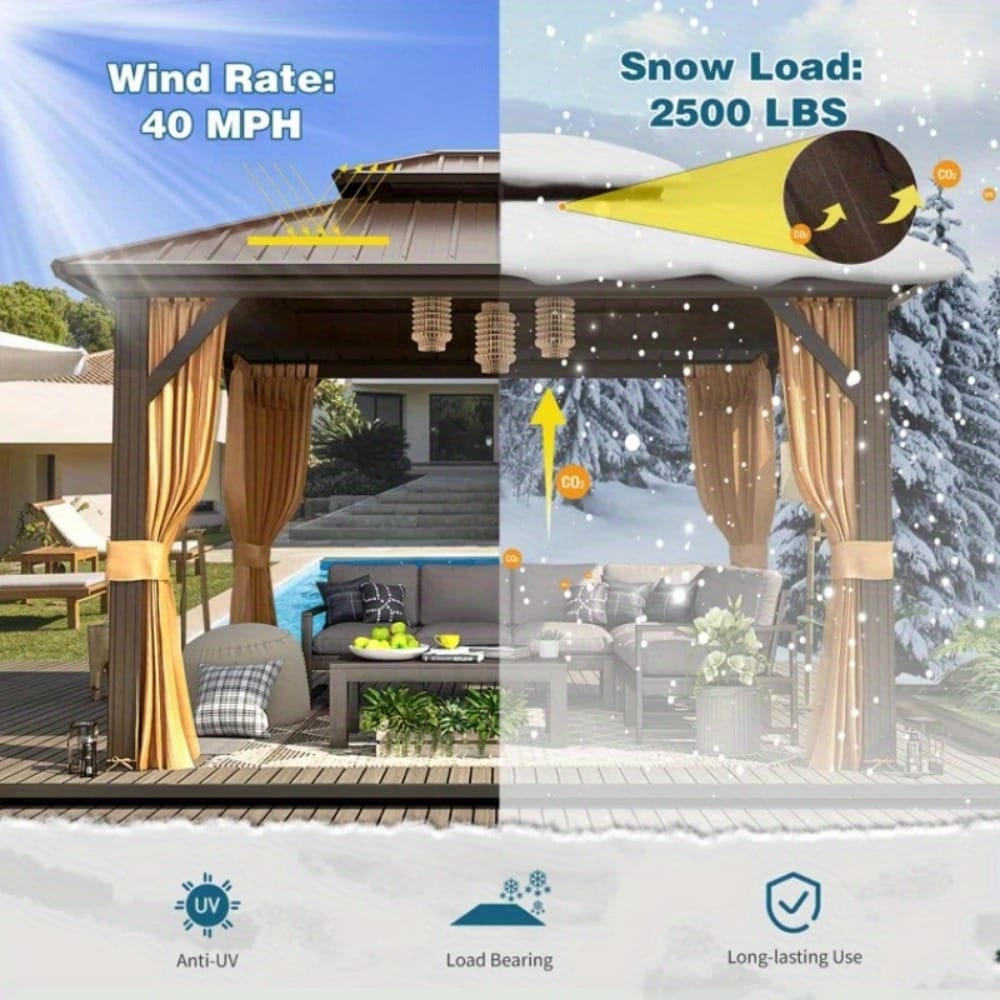 EROMMY WQG-027 Wood-Resin-Gazebos - View #5