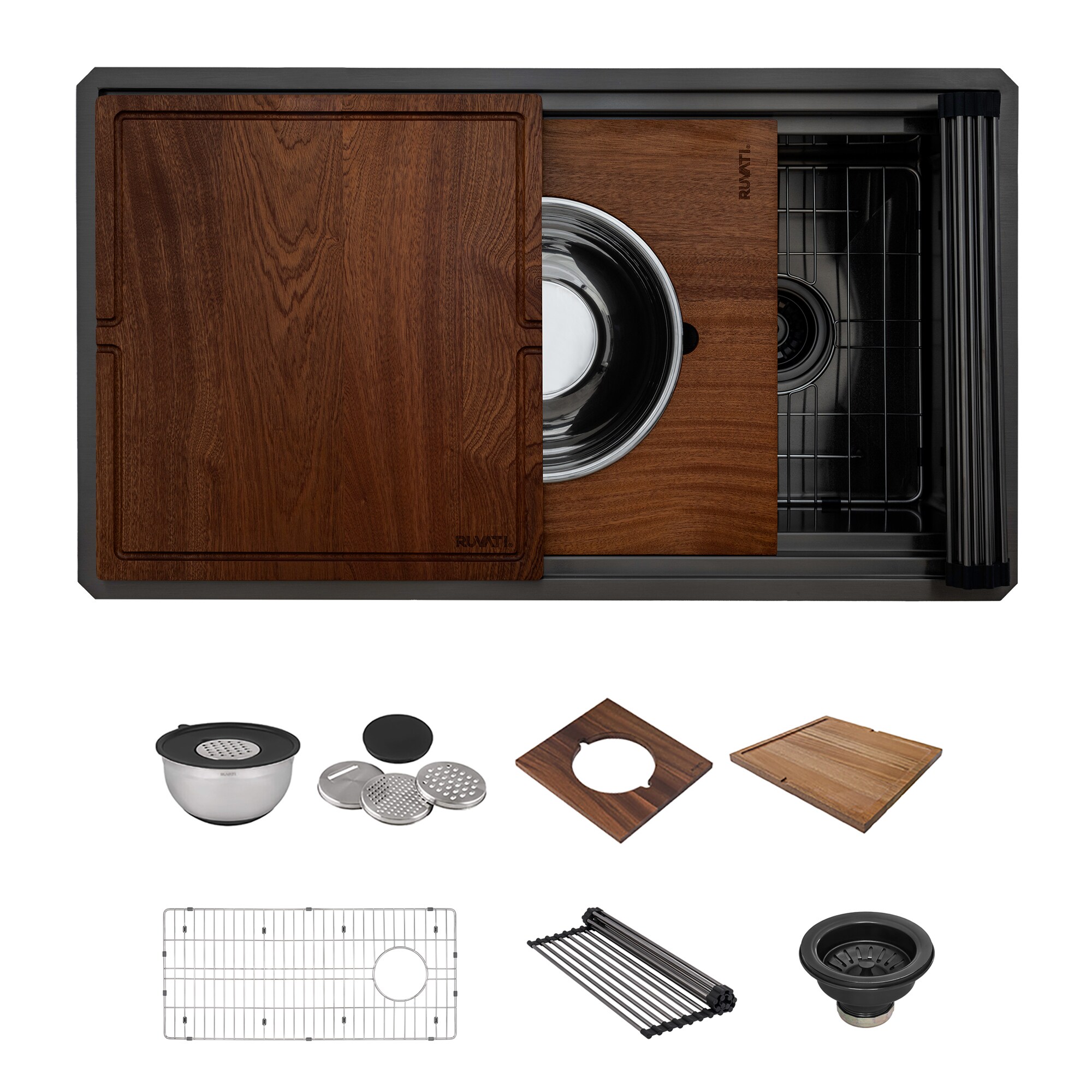 Ruvati RVH6222BL Kitchen-Sinks - View #5