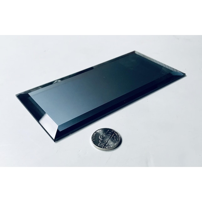 GBM® Reflections Graphite 3 x 6 Glass Wall Tile(Actual Size 3 GBM® Reflections Graphite 3 x 6 Glass Wall Tile(Actual Size 3
